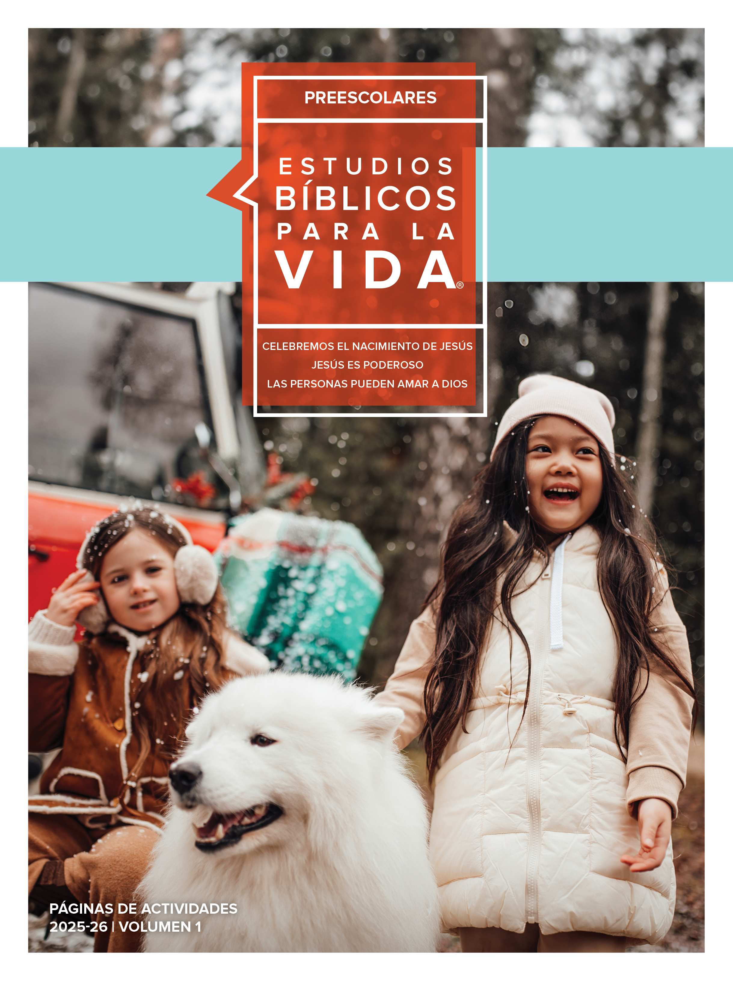 Estudios Bíblicos para la Vida: Páginas de Actividades para Preescolares 3's-5 Versión Digital, 2026 Volumen 1