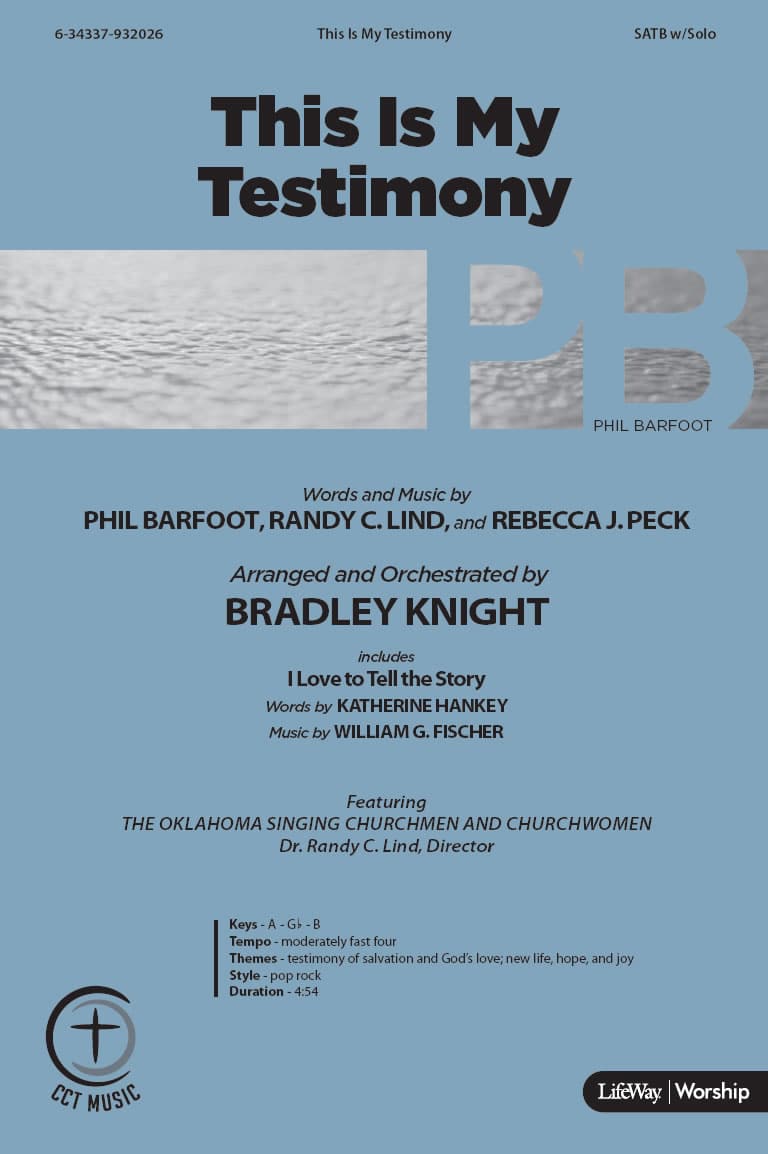 This Is My Testimony with I Love to Tell the Story - Downloadable Soprano Rehearsal Track