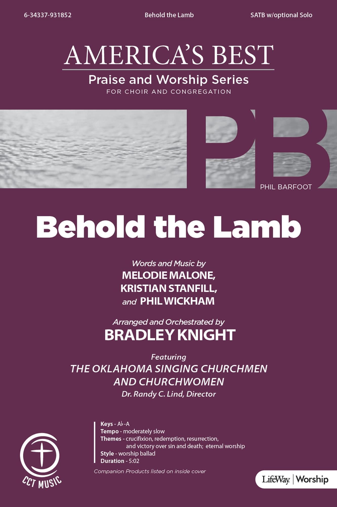 Behold the Lamb - Downloadable Alto Rehearsal Track