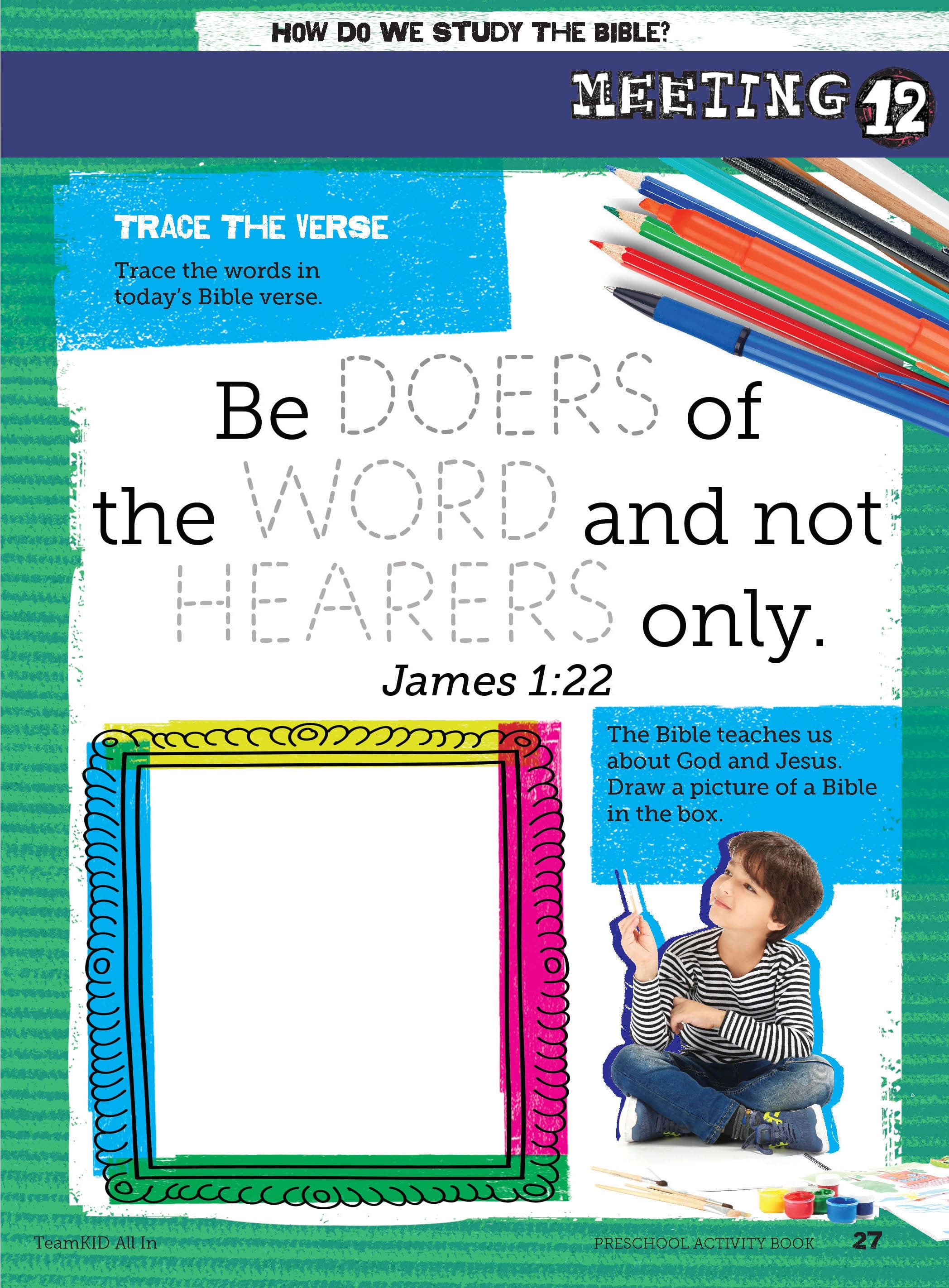 slide 4 of 5 for Preschool TeamKID: All In Digital Activity Book