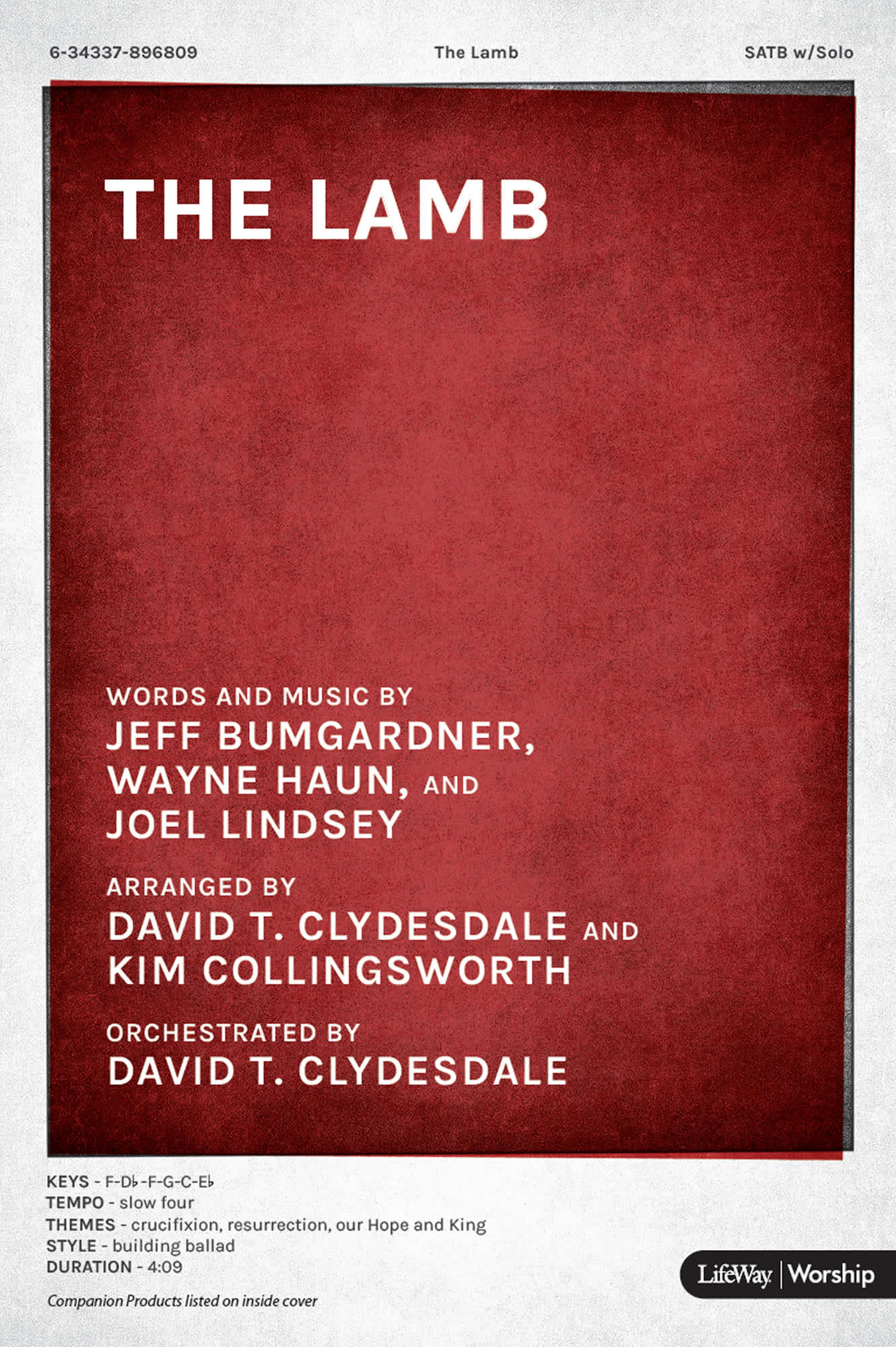The Lamb - Anthem Accompaniment CD