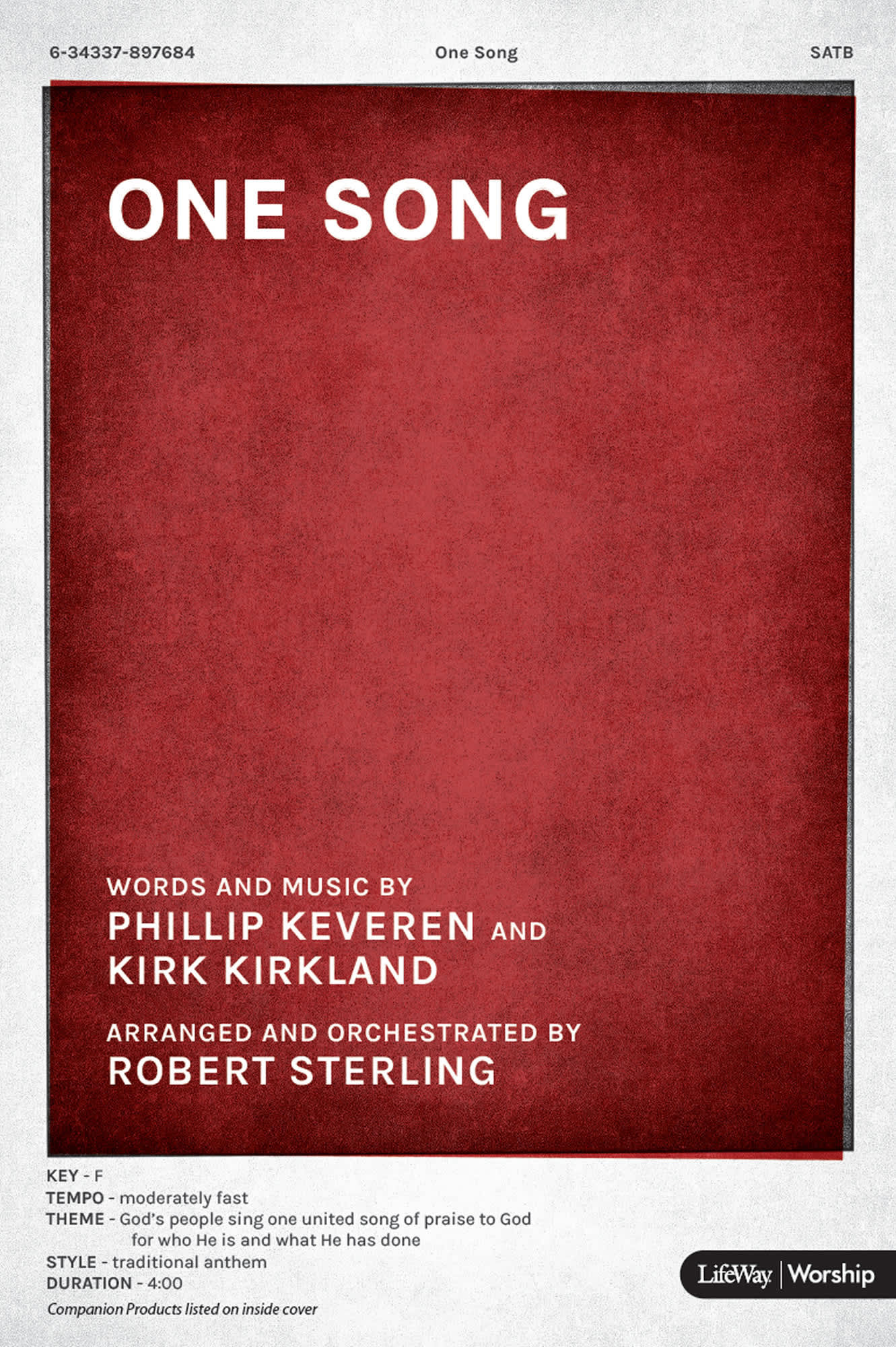 One Song - Downloadable Orchestration