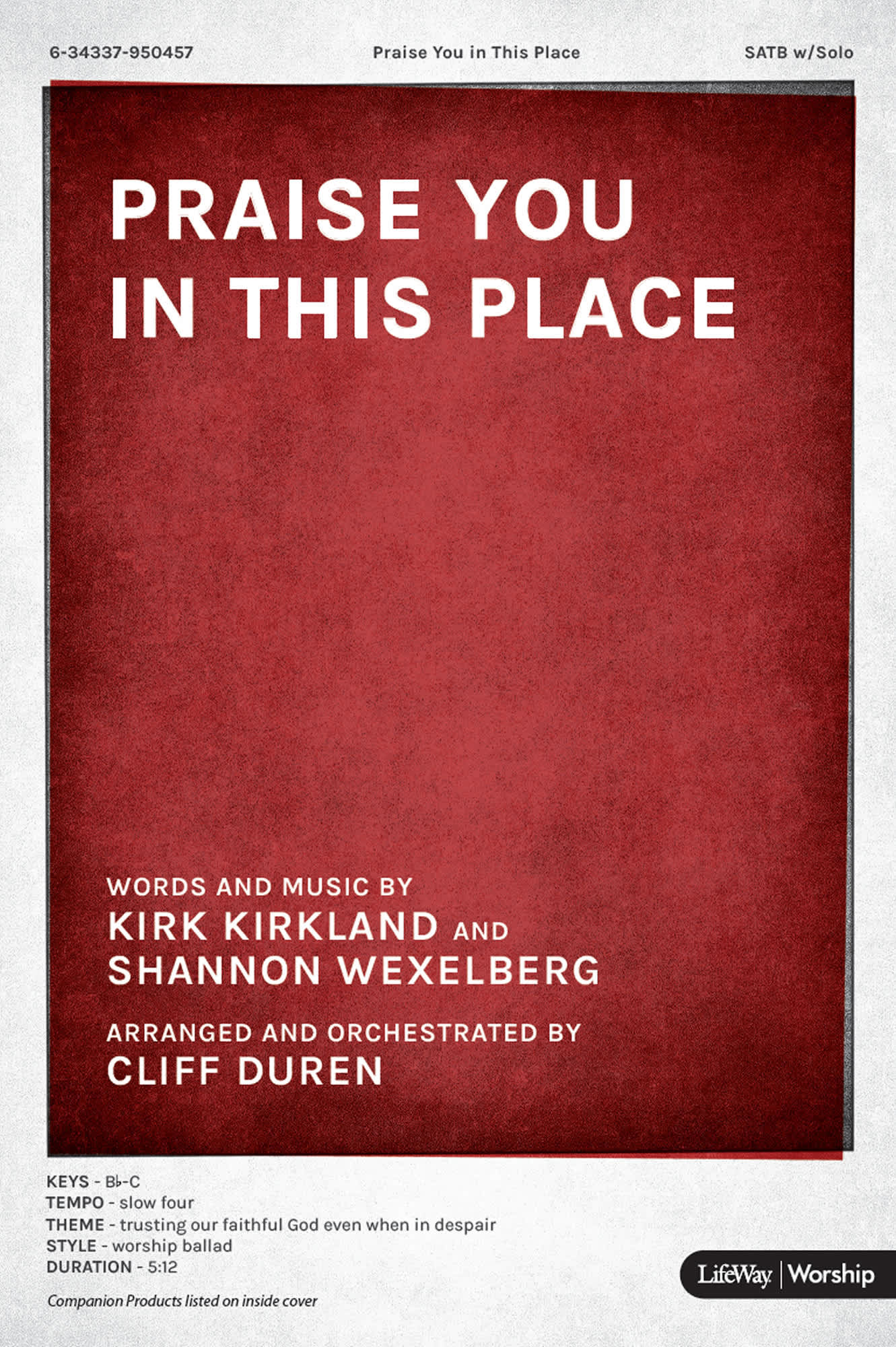 Praise You in This Place - Downloadable Orchestration