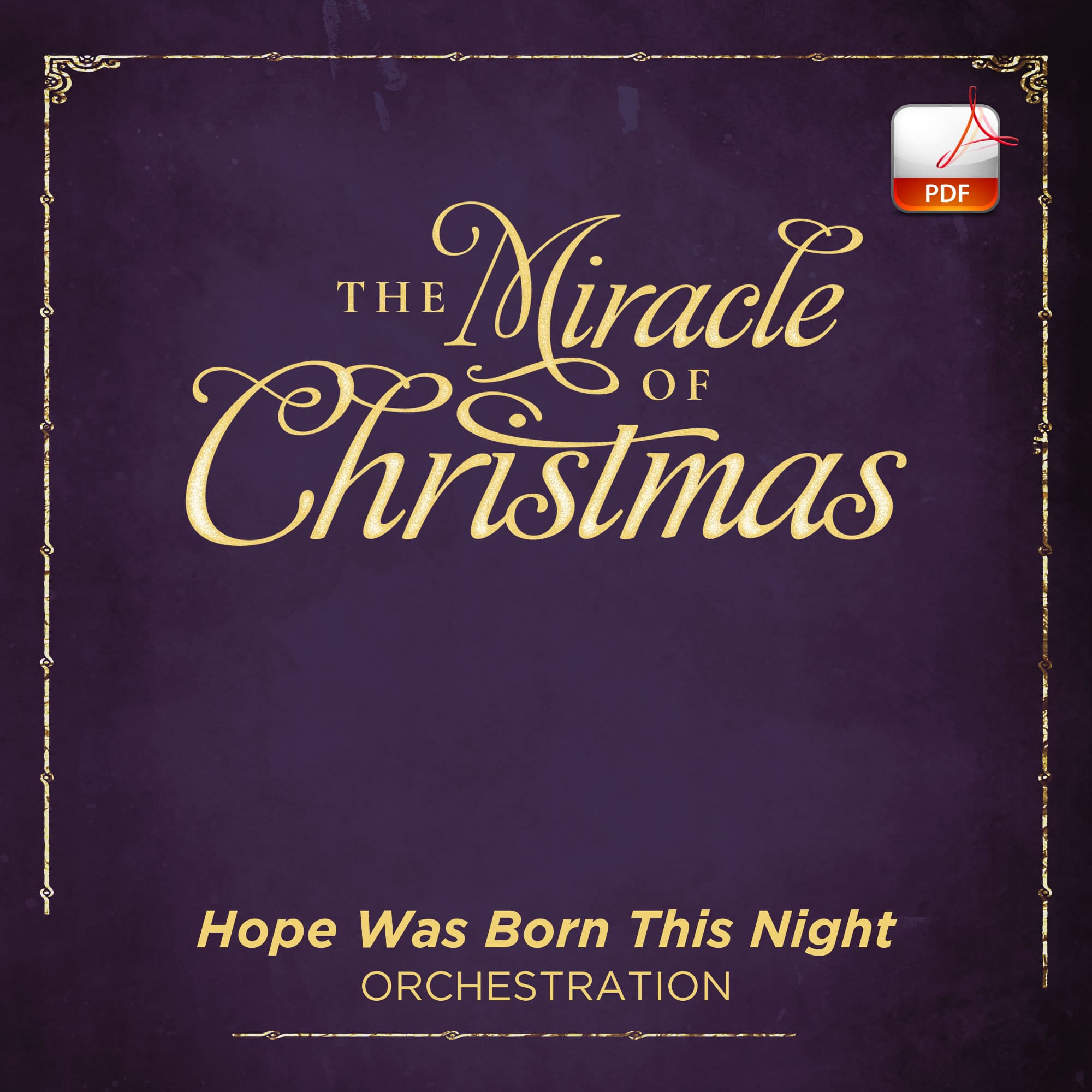 Hope Was Born This Night - Downloadable Orchestration