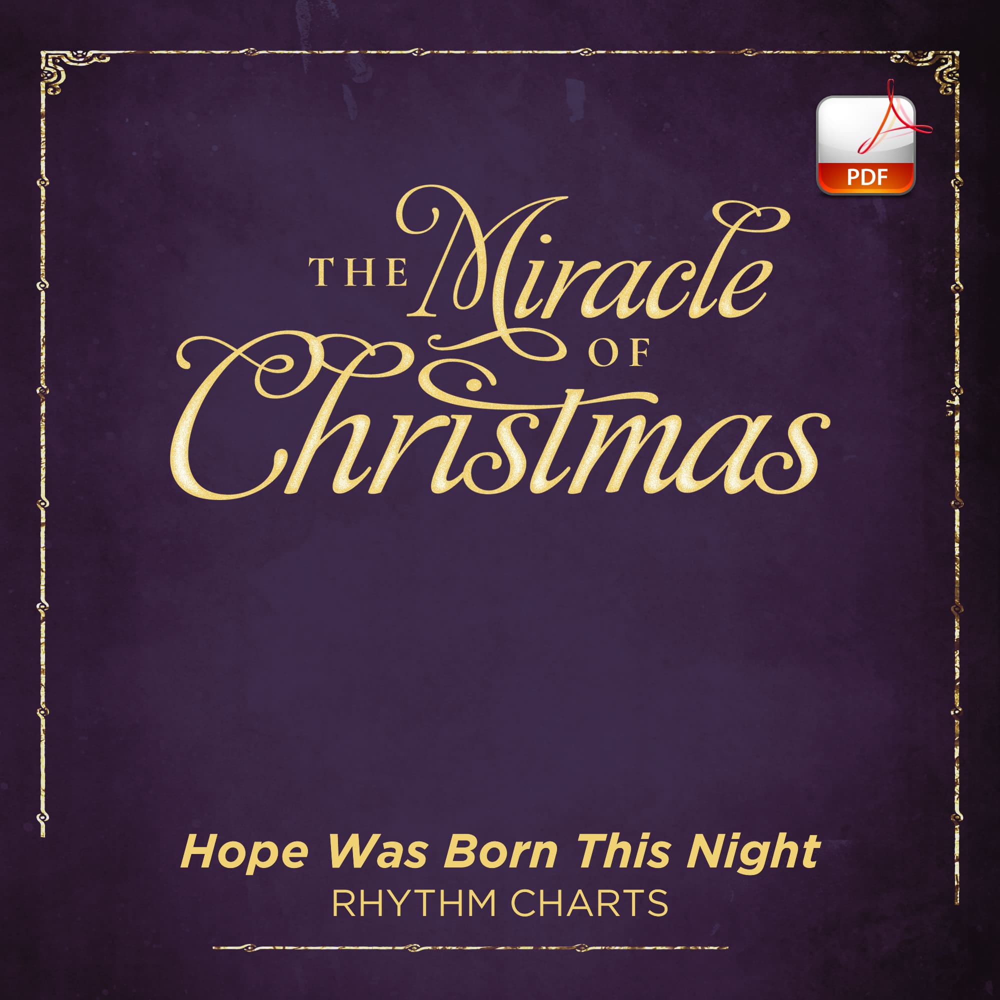 Hope Was Born This Night - Downloadable Rhythm Charts