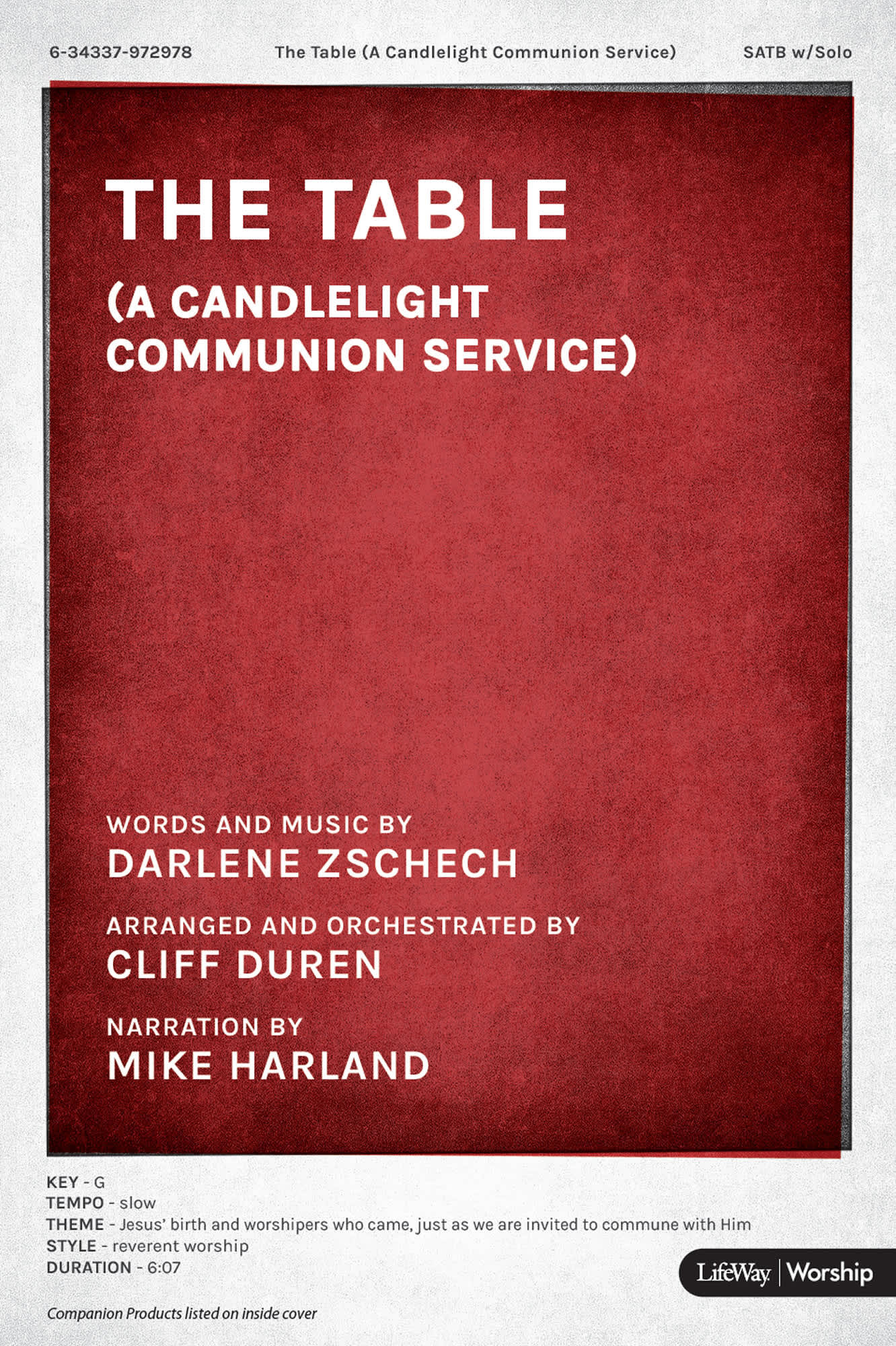 The Table (A Candlelight Communion Service) - Downloadable Listening Track