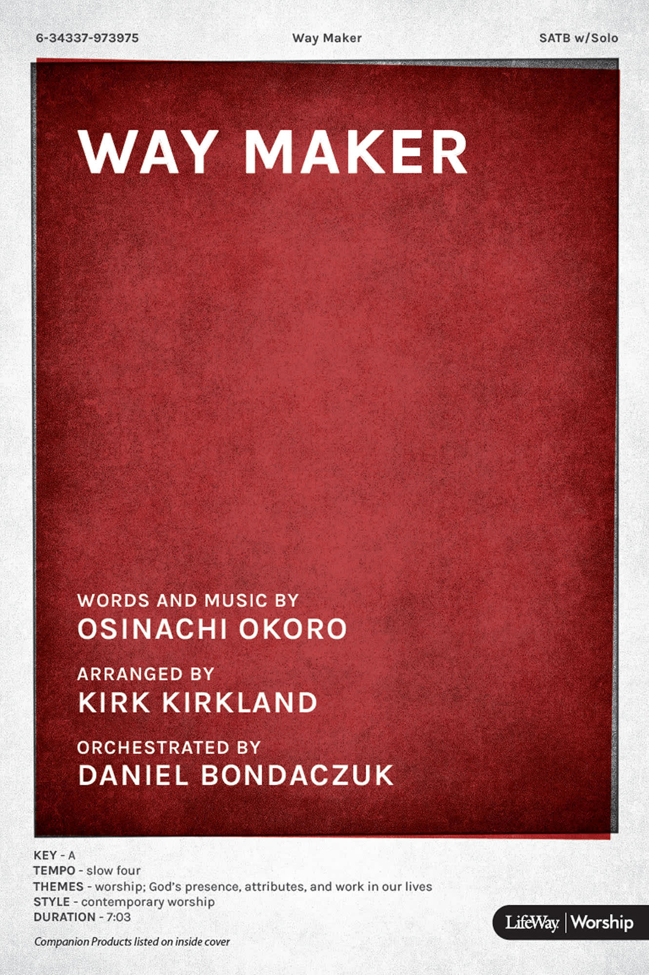 Way Maker - Downloadable Listening Track