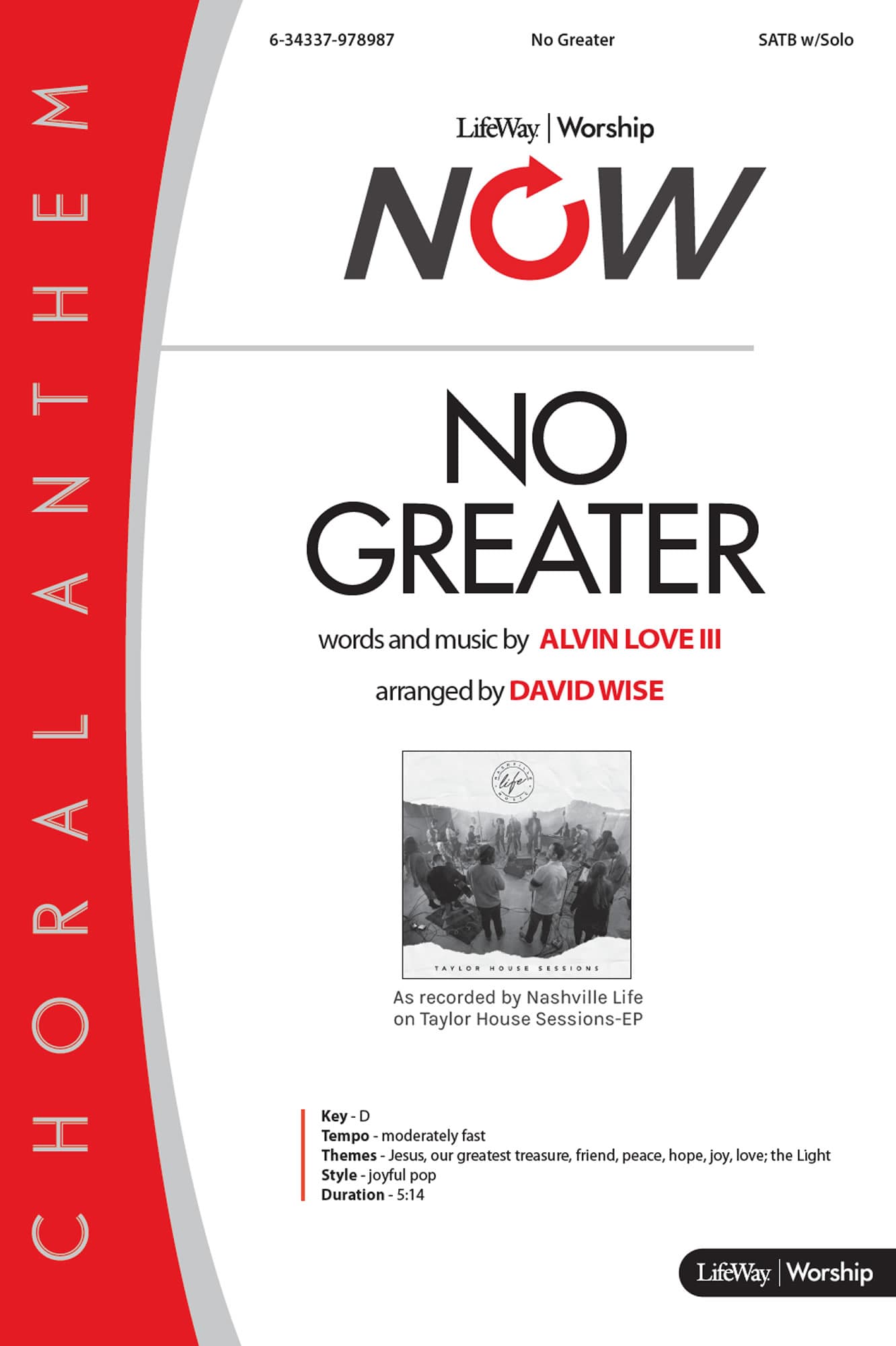 No Greater - Downloadable Tenor Rehearsal Track