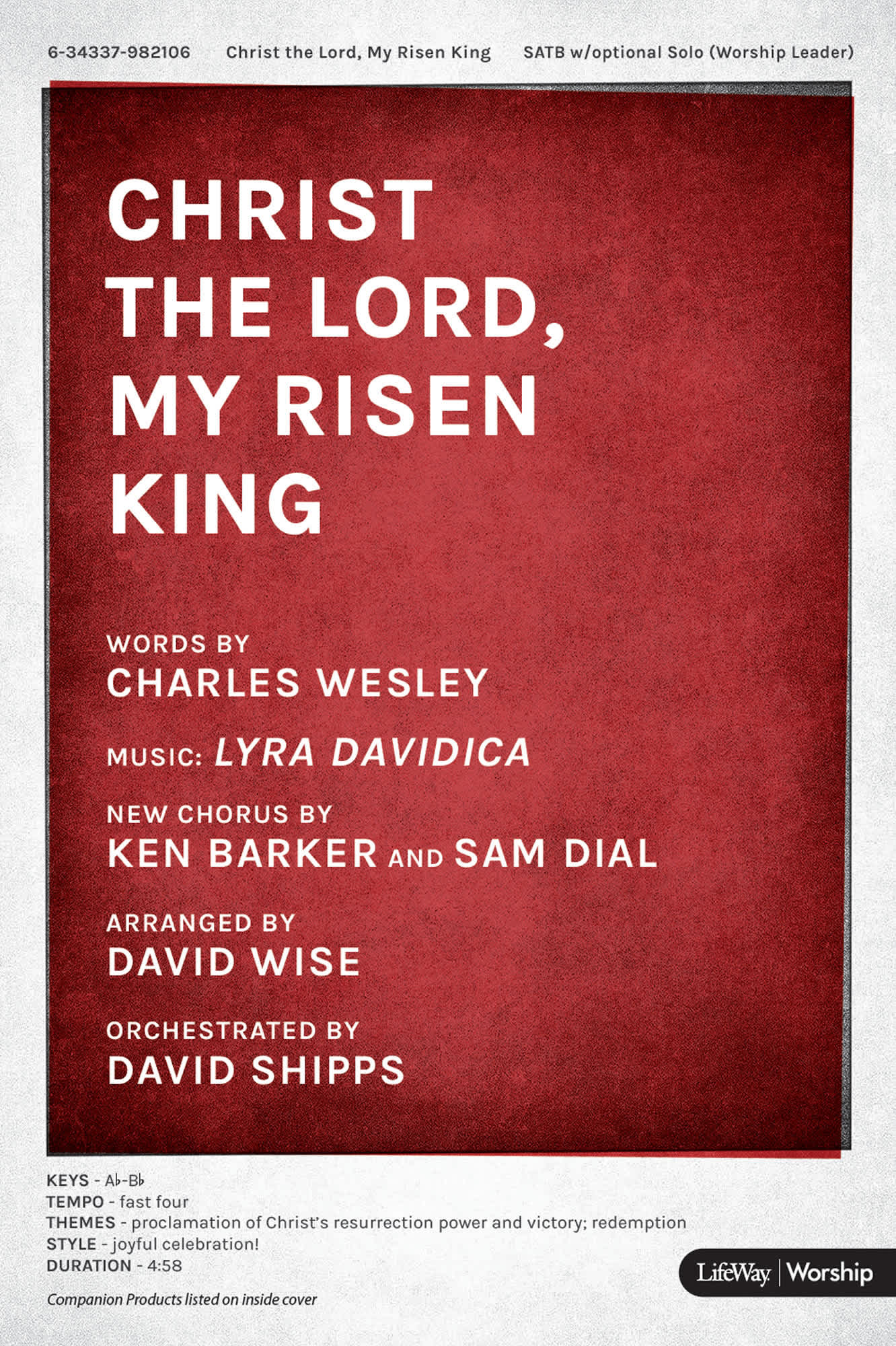 Christ the Lord, My Risen King - Downloadable Orchestration