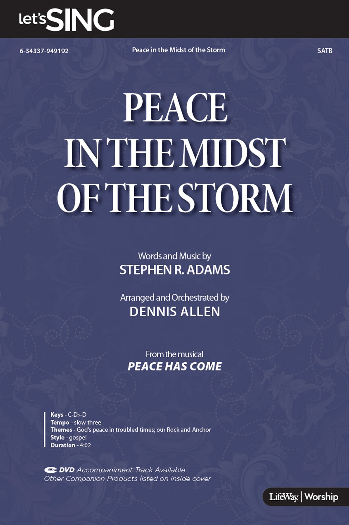 Peace in the Midst of the Storm - Anthem Accompaniment DVD