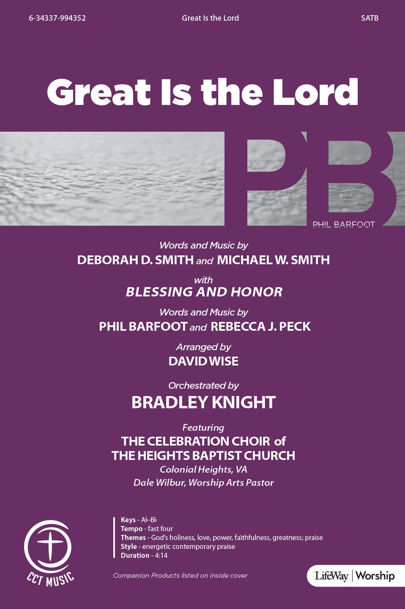 Great Is the Lord with Blessing and Honor - Downloadable Split-Track Accompaniment Track