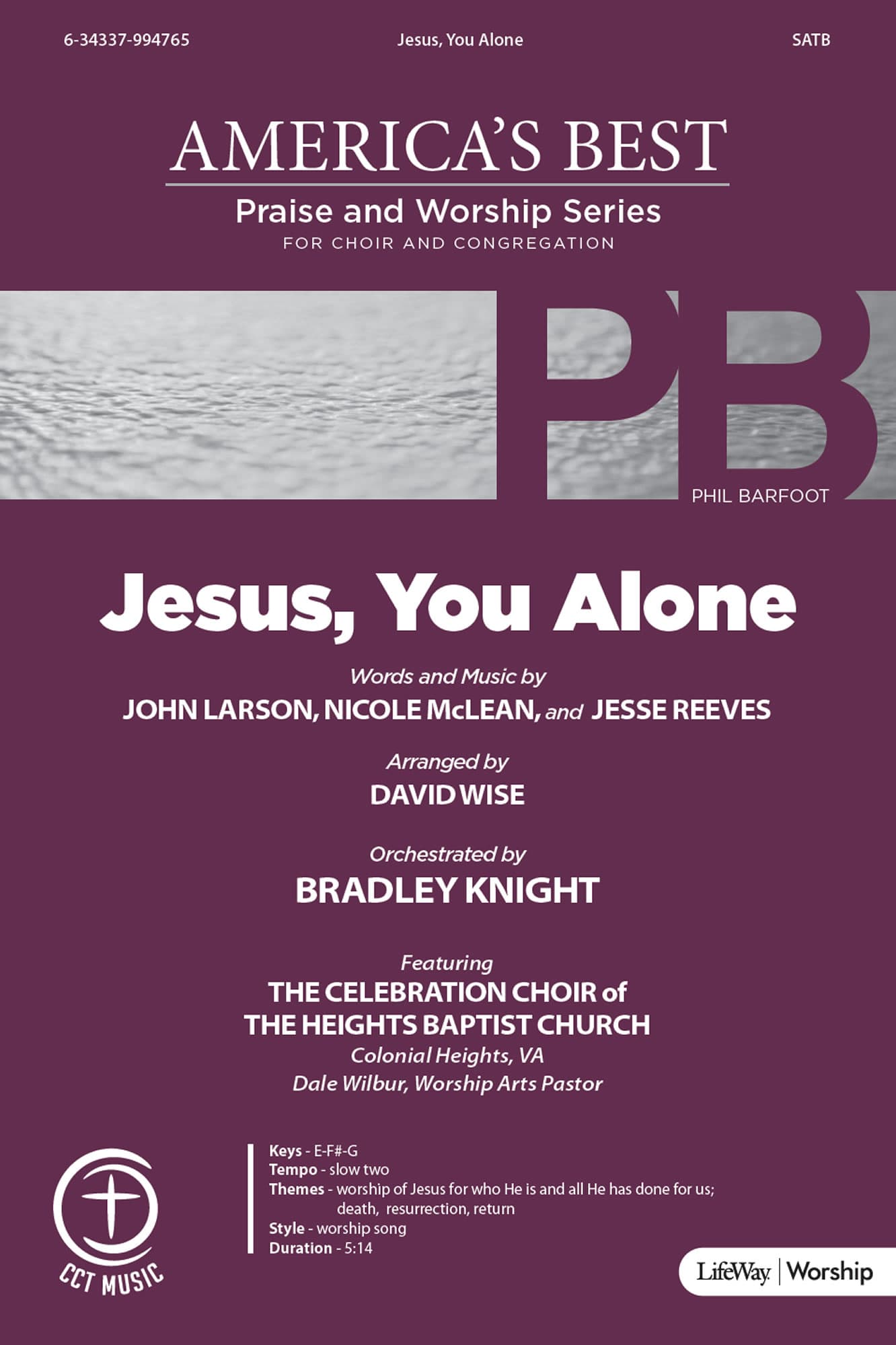 Jesus, You Alone - Downloadable Lyric File