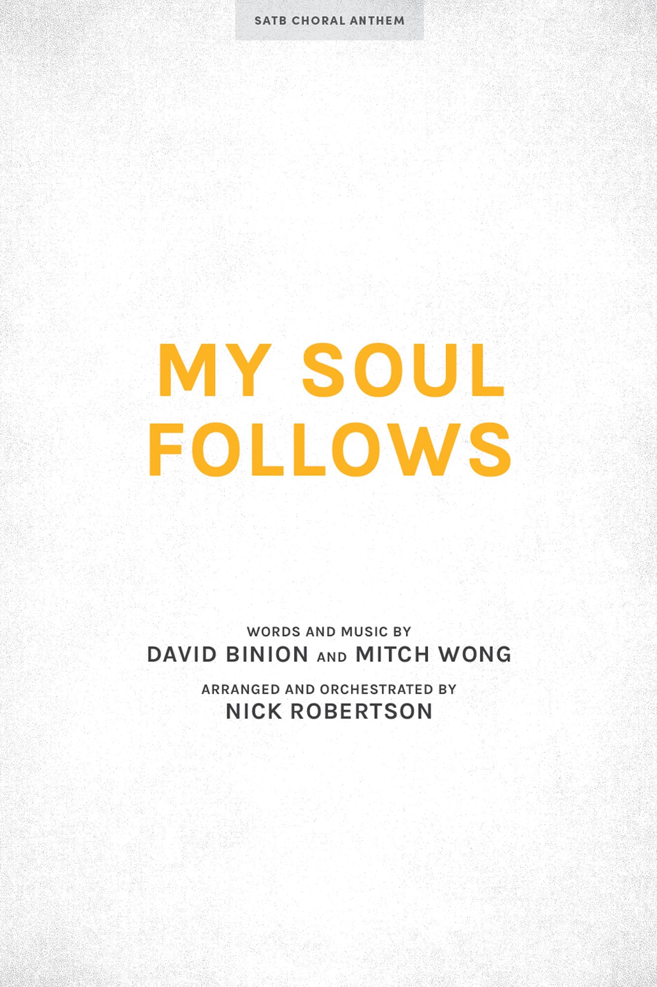 My Soul Follows - Downloadable Listening Track