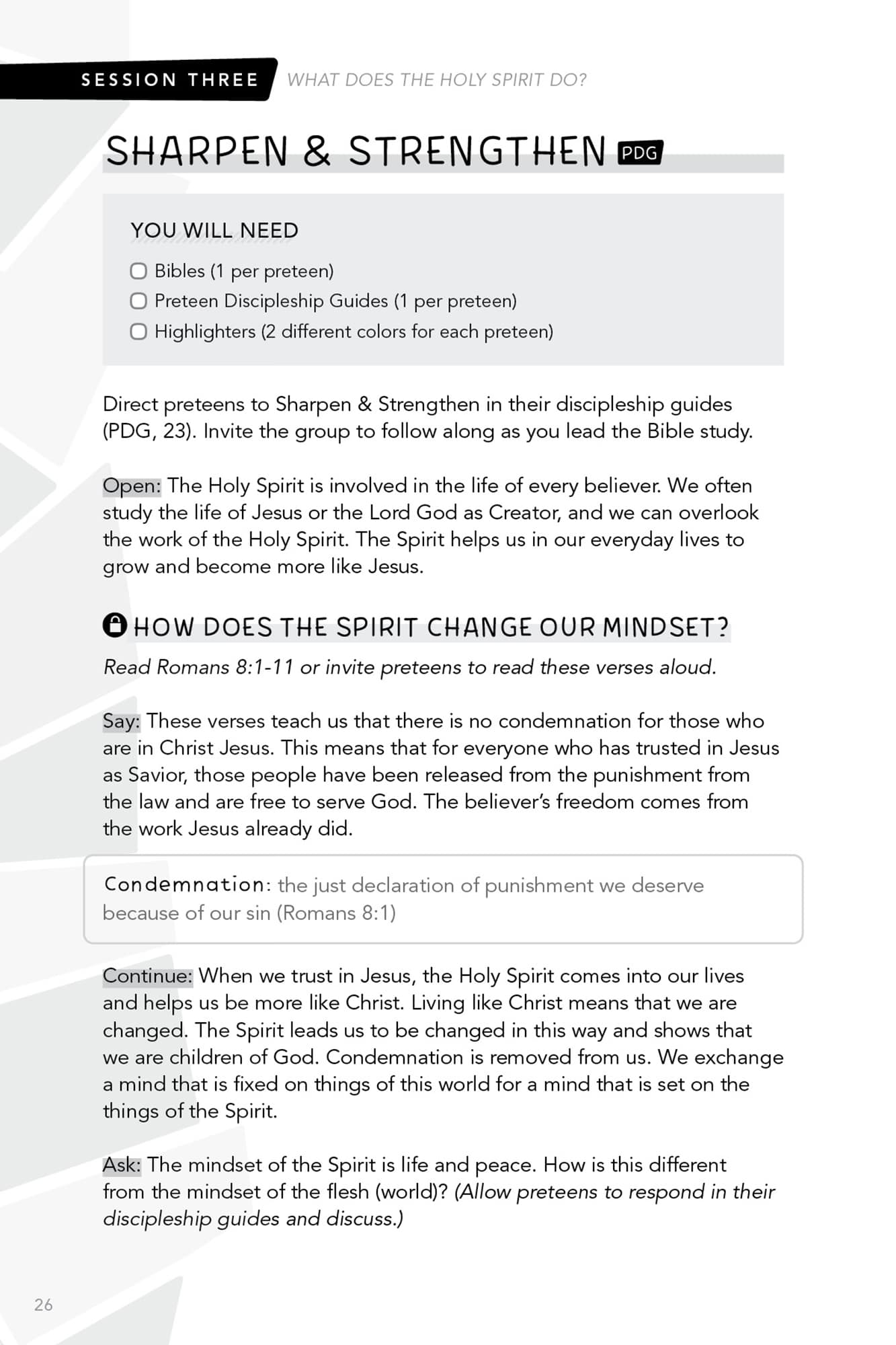 slide 5 of 7 for Forged: Faith Refined, Volume 7 Leader Guide
