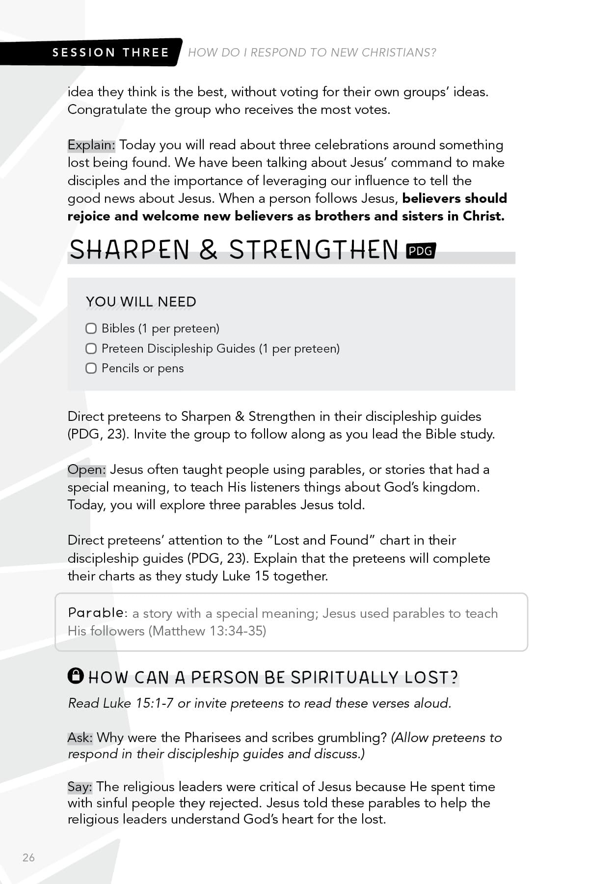 slide 6 of 8 for Forged: Faith Refined, Volume 8 Leader Guide