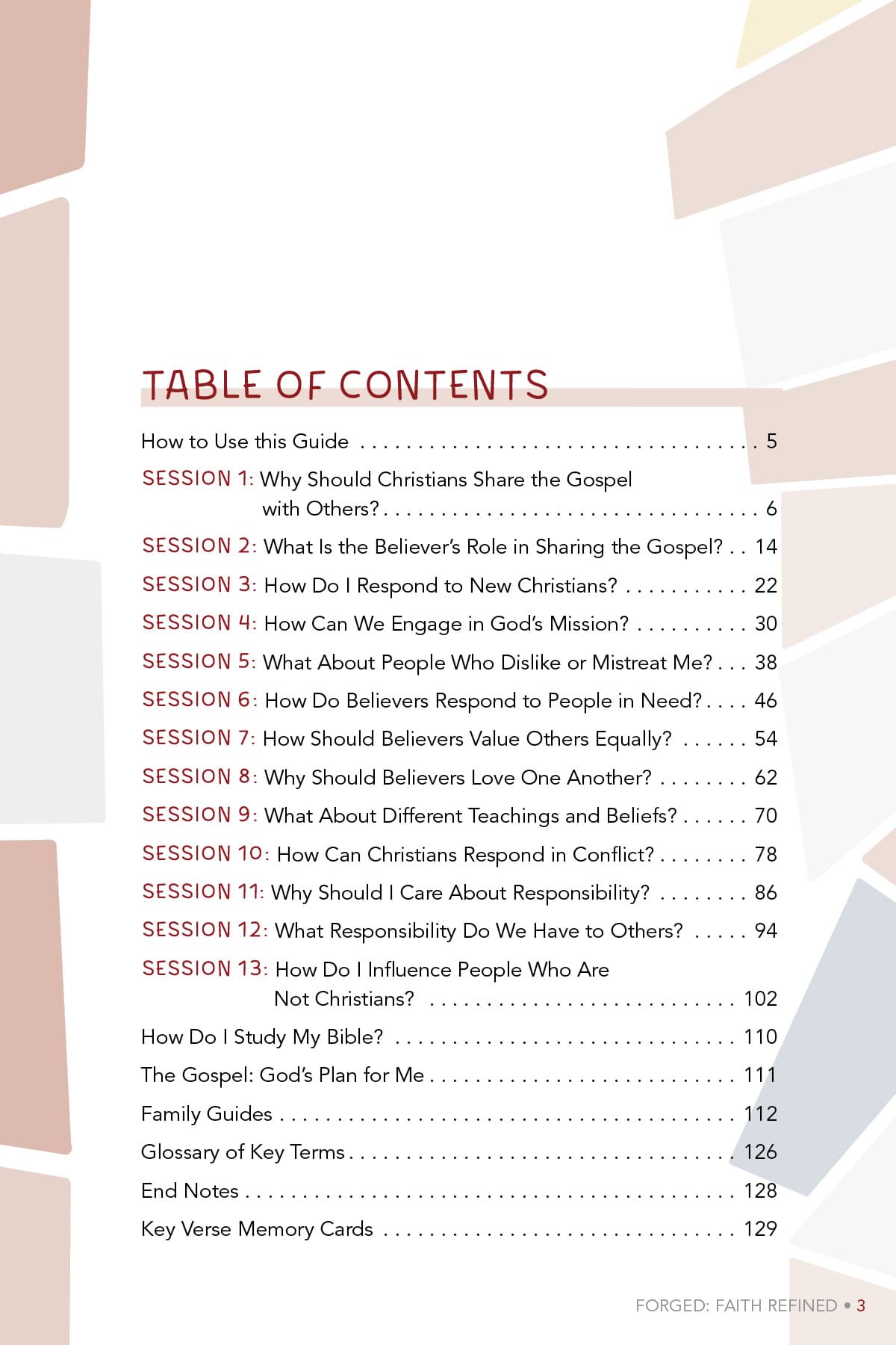 slide 3 of 8 for Forged: Faith Refined for Preteens - Volume 8 - Preteen Discipleship Guide