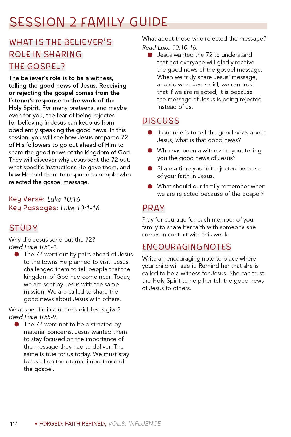 slide 7 of 8 for Forged: Faith Refined for Preteens - Volume 8 - Preteen Discipleship Guide