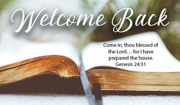slide 5 of 10 for Digital Church Graphics Package - Welcome Back - 1