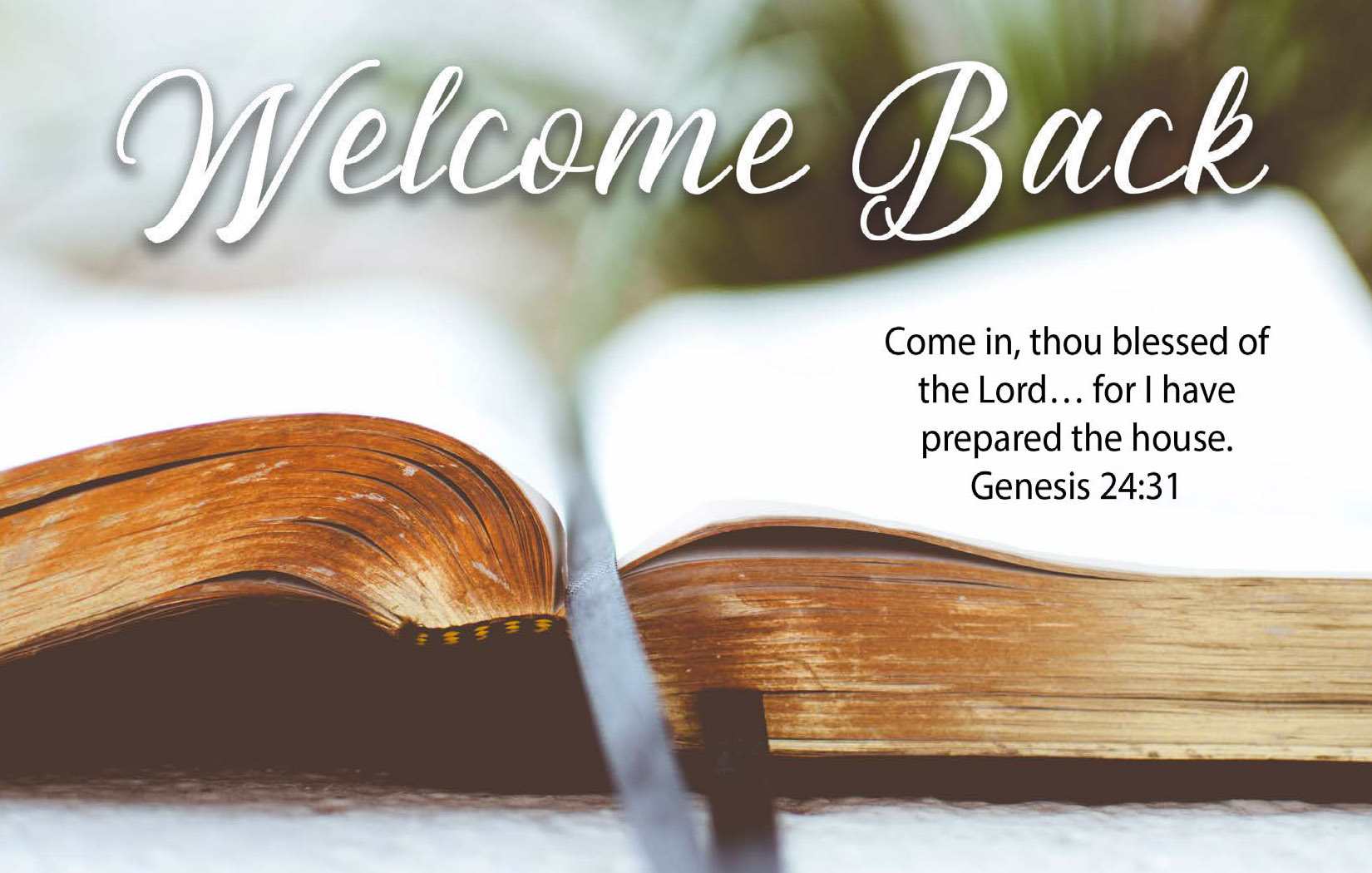 slide 7 of 10 for Digital Church Graphics Package - Welcome Back - 1