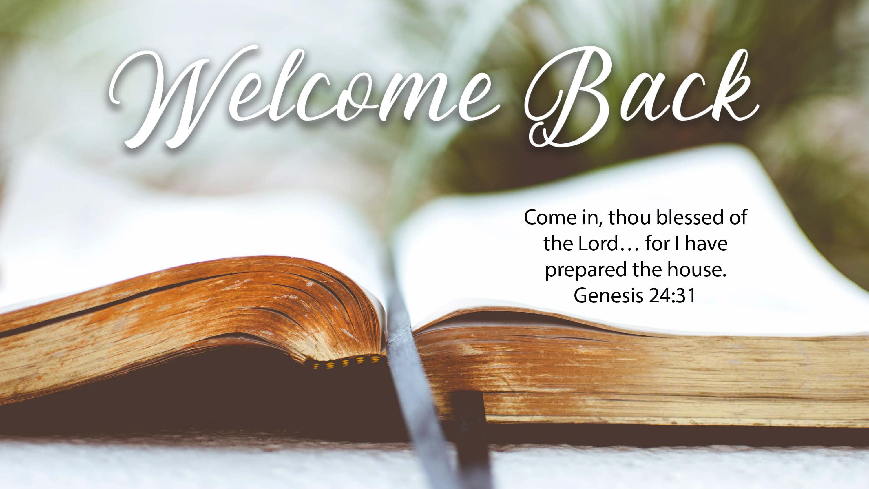 slide 8 of 10 for Digital Church Graphics Package - Welcome Back - 1