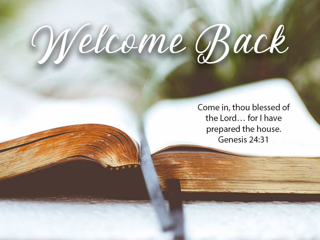 slide 10 of 10 for Digital Church Graphics Package - Welcome Back - 1