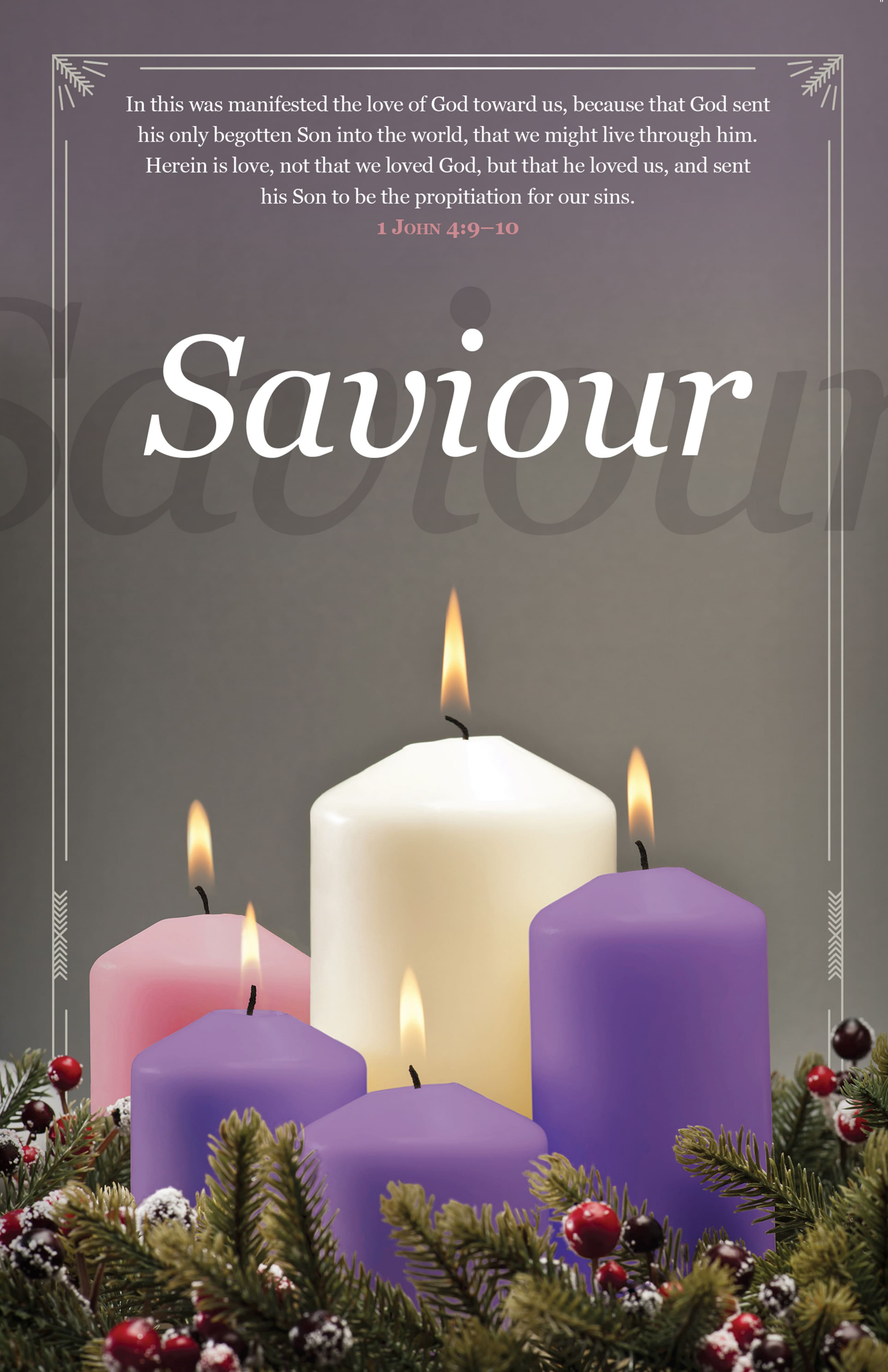 slide 4 of 8 for Digital Church Graphics Package - Advent 1