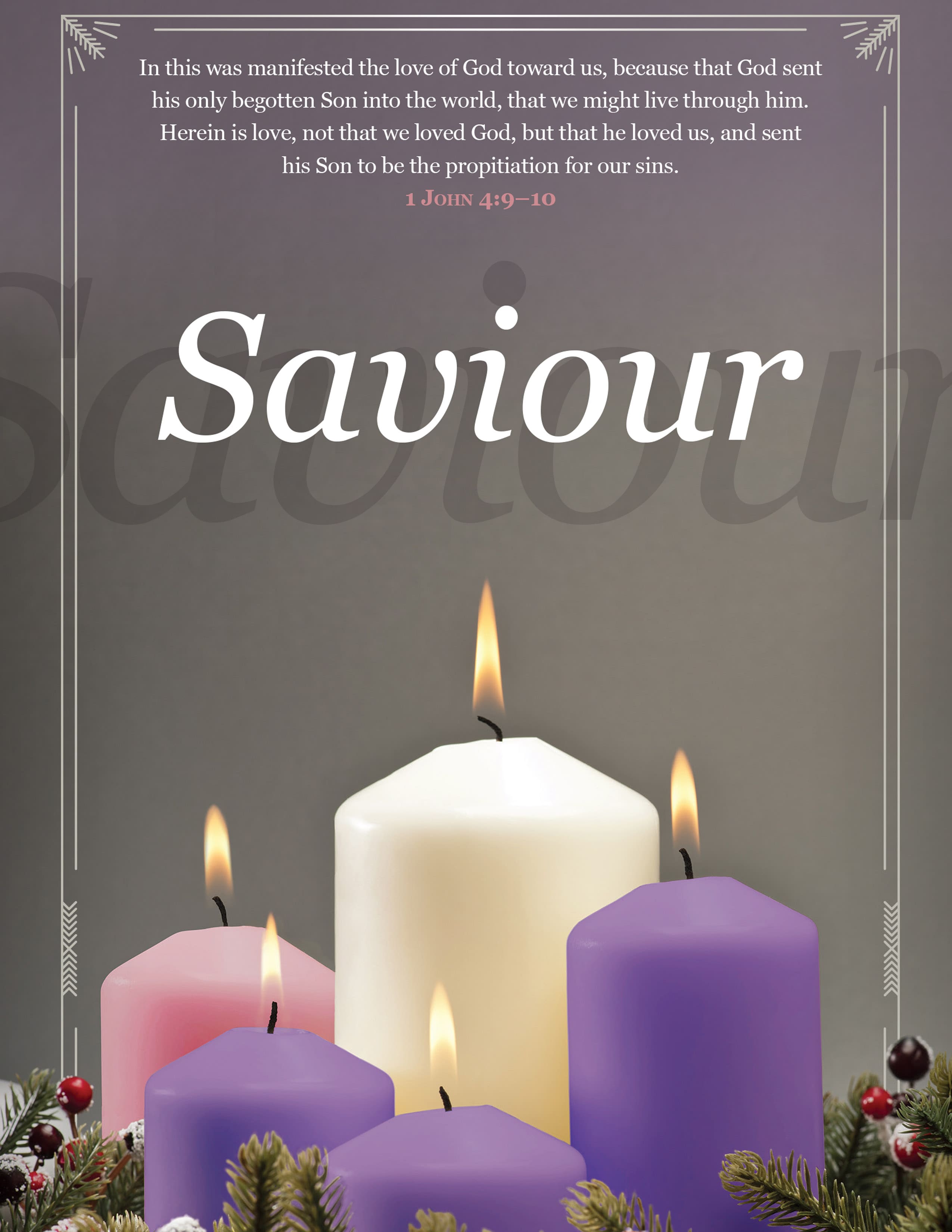 slide 7 of 8 for Digital Church Graphics Package - Advent 1