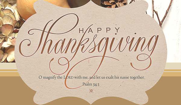 slide 1 of 4 for Digital Church Graphics Package - Thanksgiving - 1