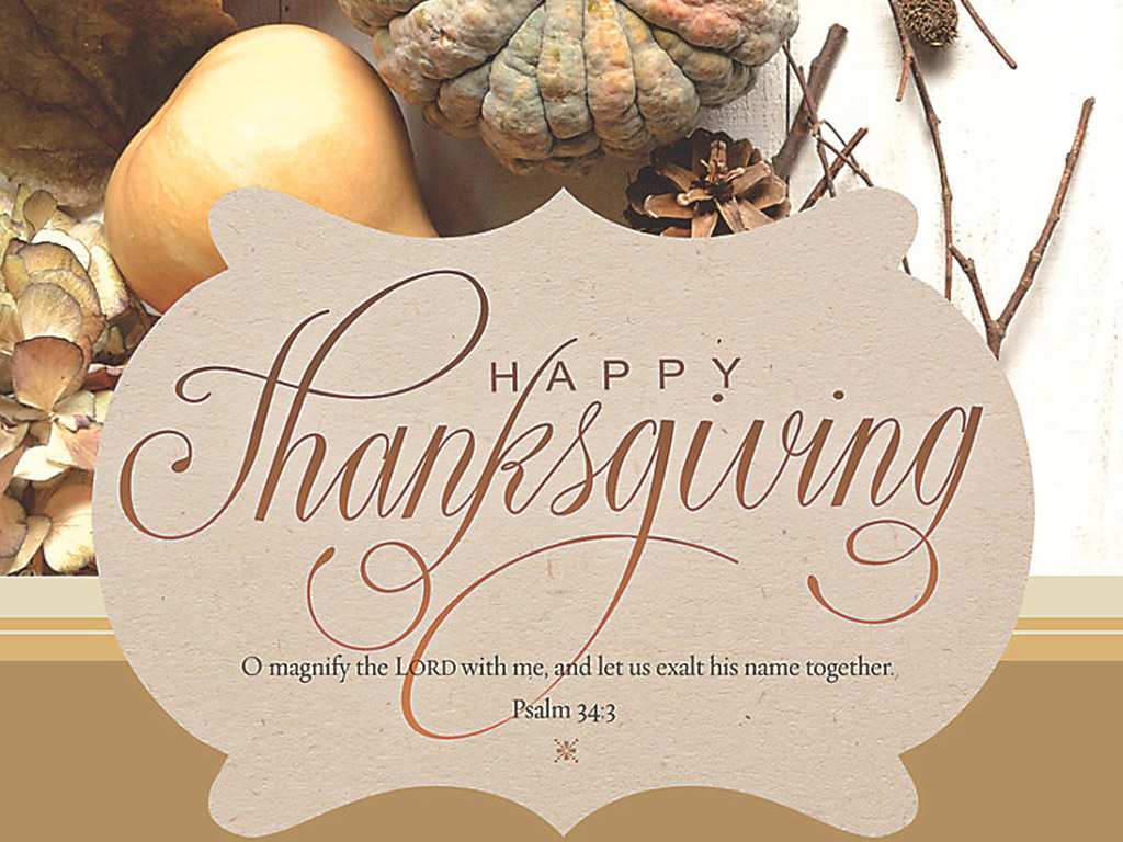 slide 4 of 4 for Digital Church Graphics Package - Thanksgiving - 1