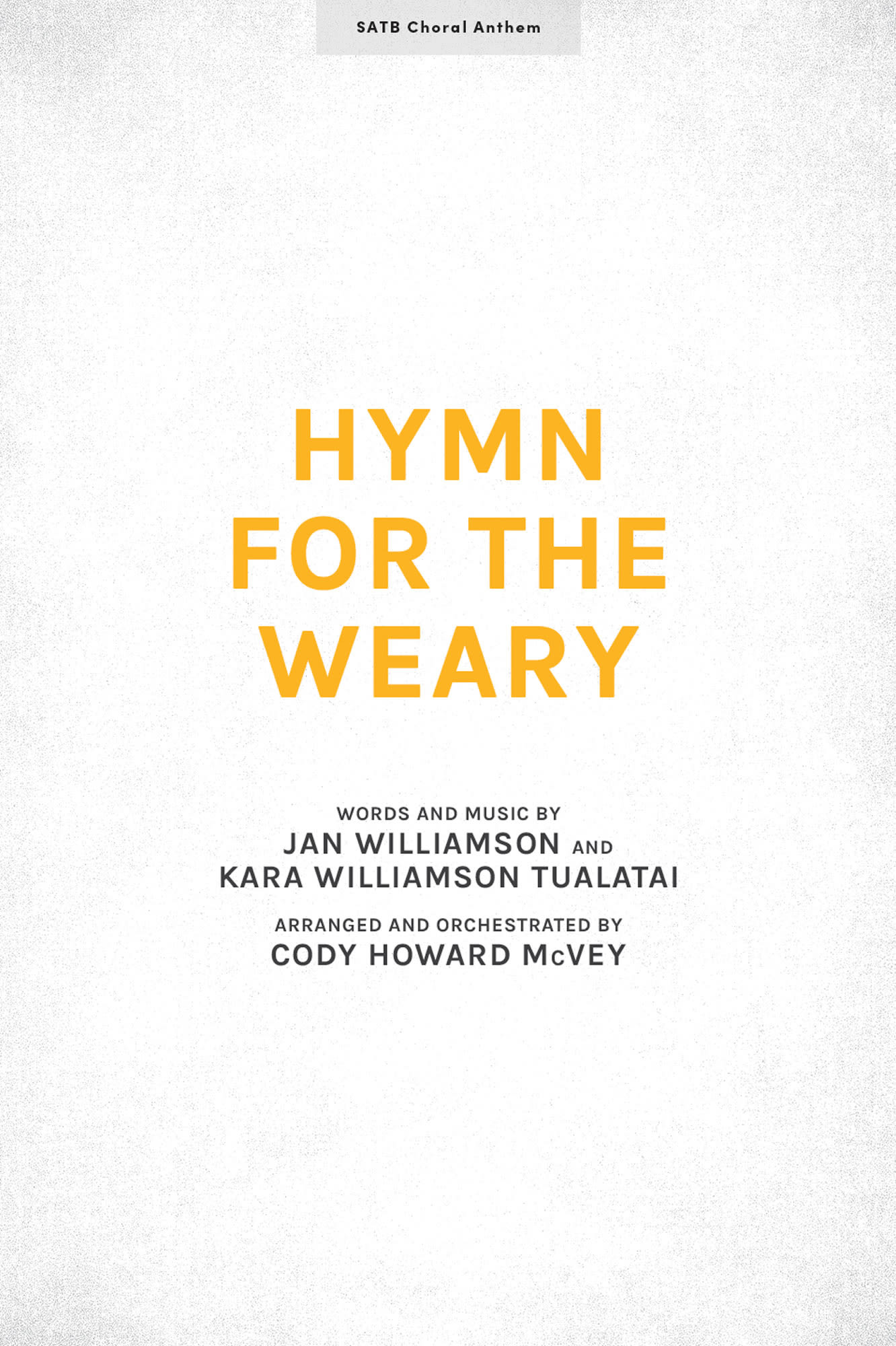 Hymn for the Weary - Downloadable Tenor Rehearsal Track