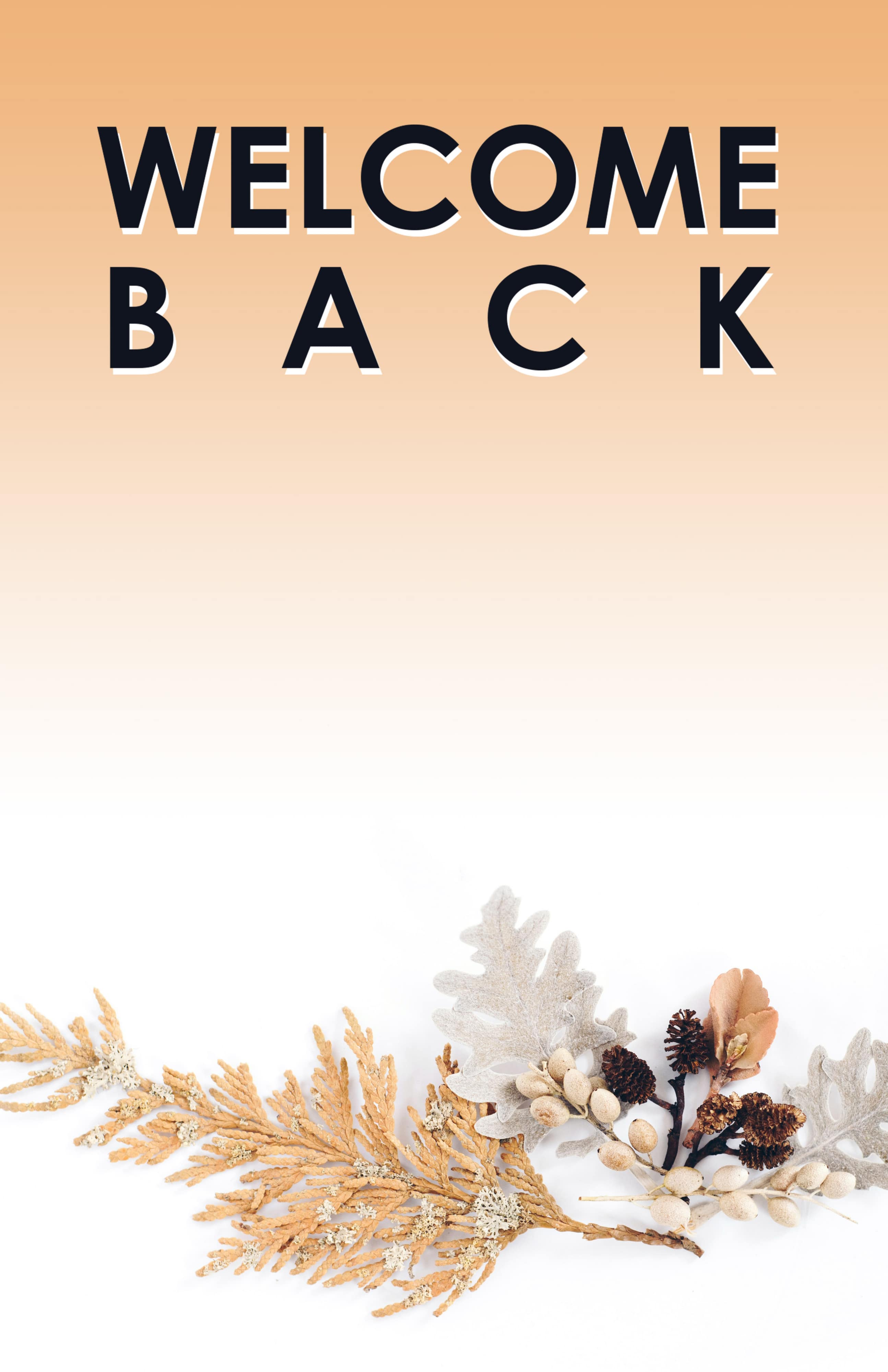 slide 8 of 11 for Digital Church Graphics Package - Welcome Back - 5