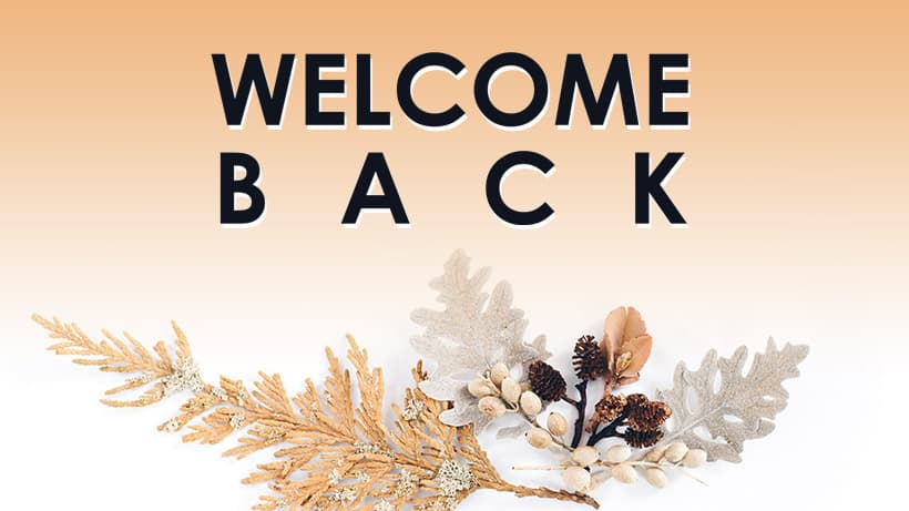 slide 11 of 11 for Digital Church Graphics Package - Welcome Back - 5