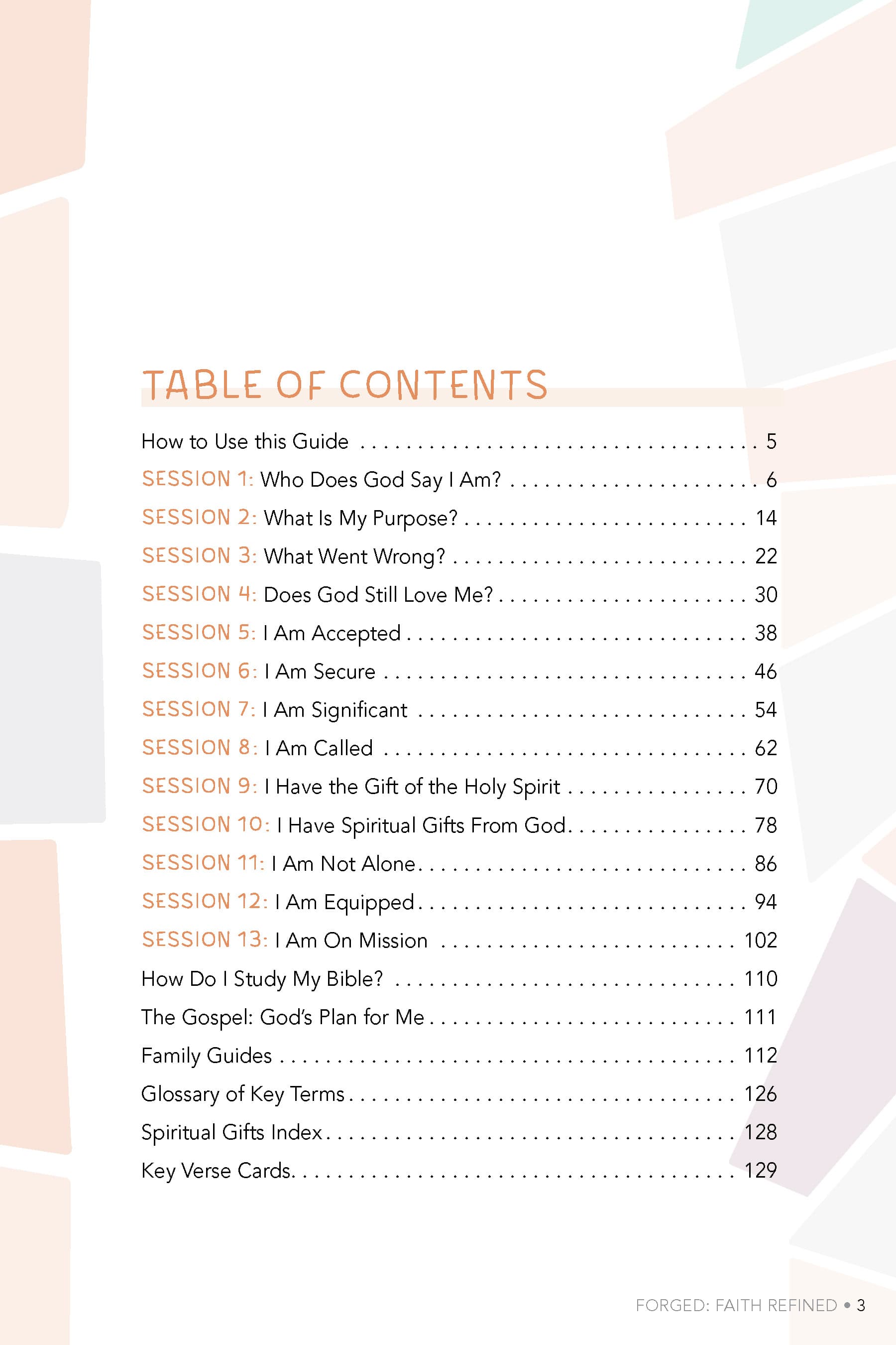 slide 2 of 8 for Forged: Faith Refined, Volume 2 Digital Preteen Discipleship Guide