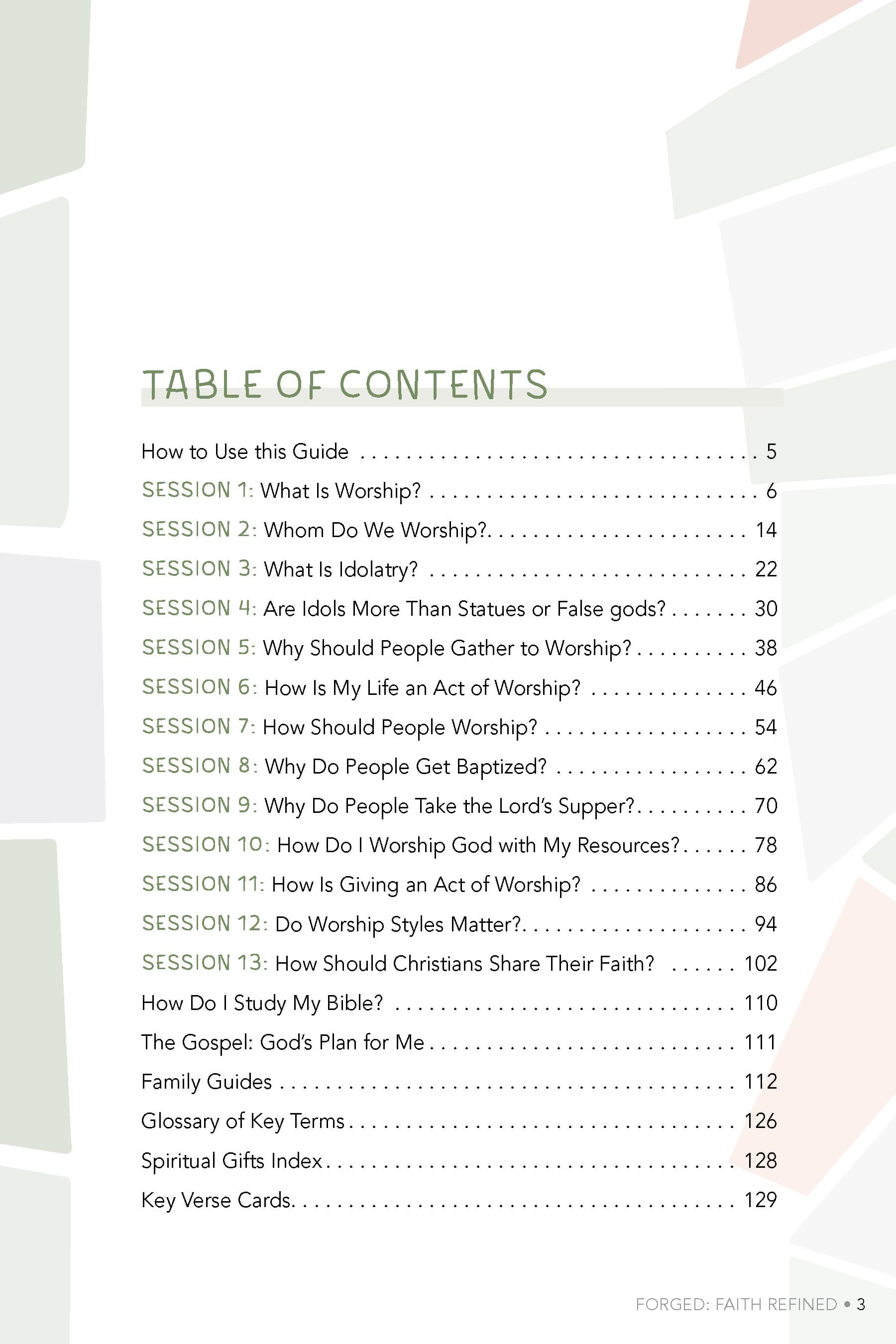 slide 2 of 8 for Forged: Faith Refined, Volume 3 Digital Preteen Discipleship Guide