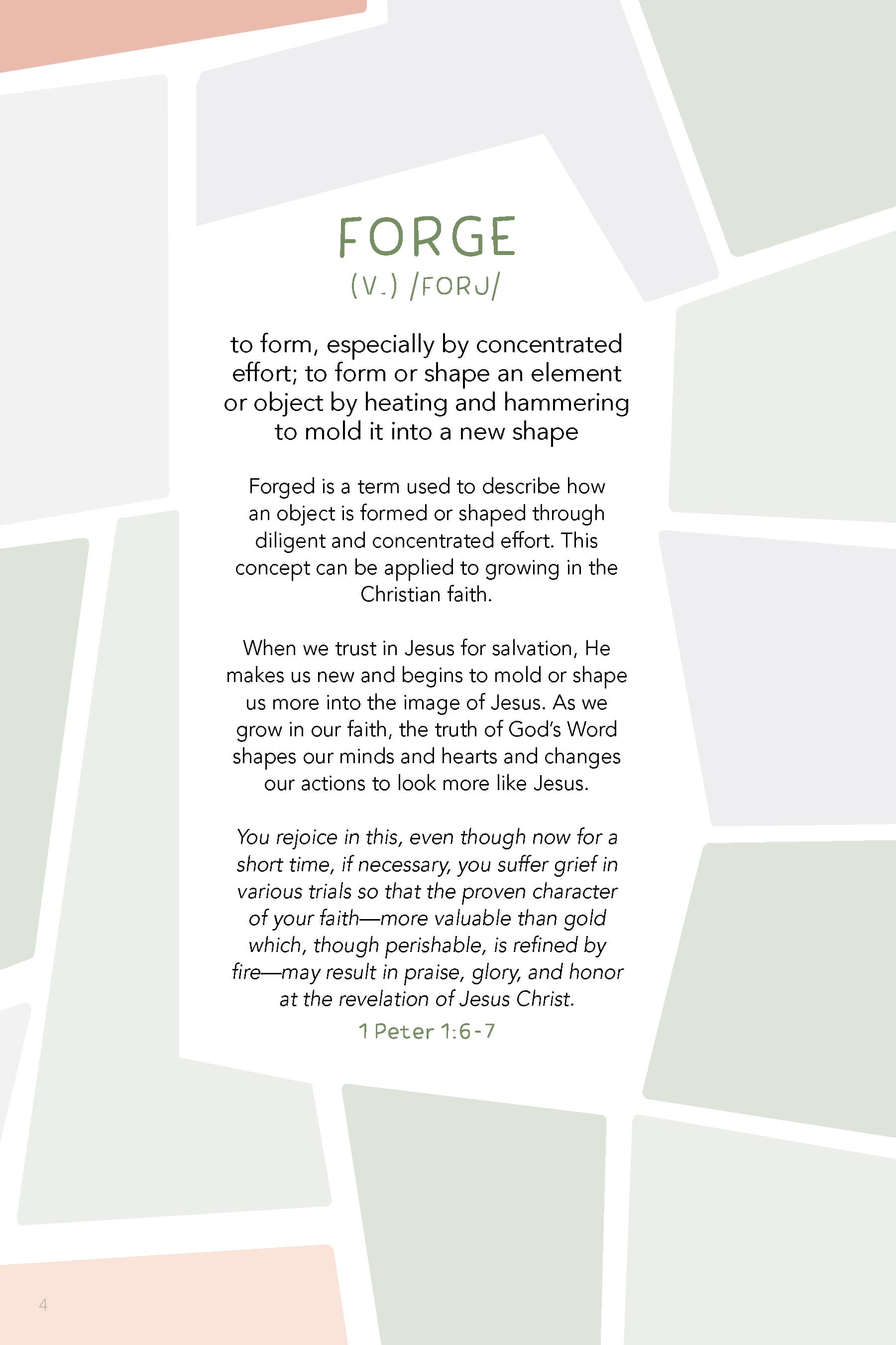 slide 3 of 8 for Forged: Faith Refined, Volume 3 Digital Preteen Discipleship Guide