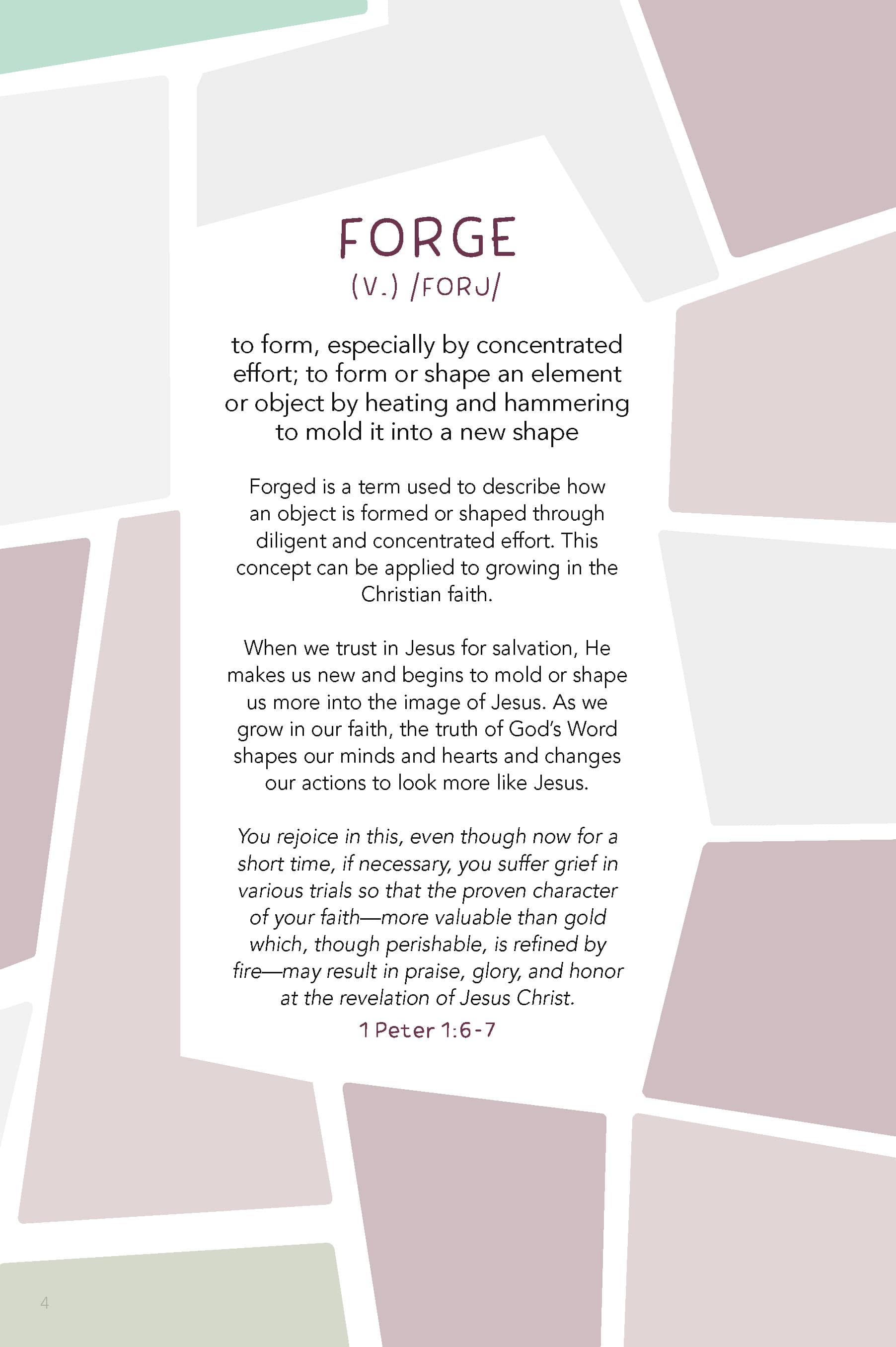 slide 3 of 7 for Forged: Faith Refined, Volume 5 Digital Preteen Discipleship Guide