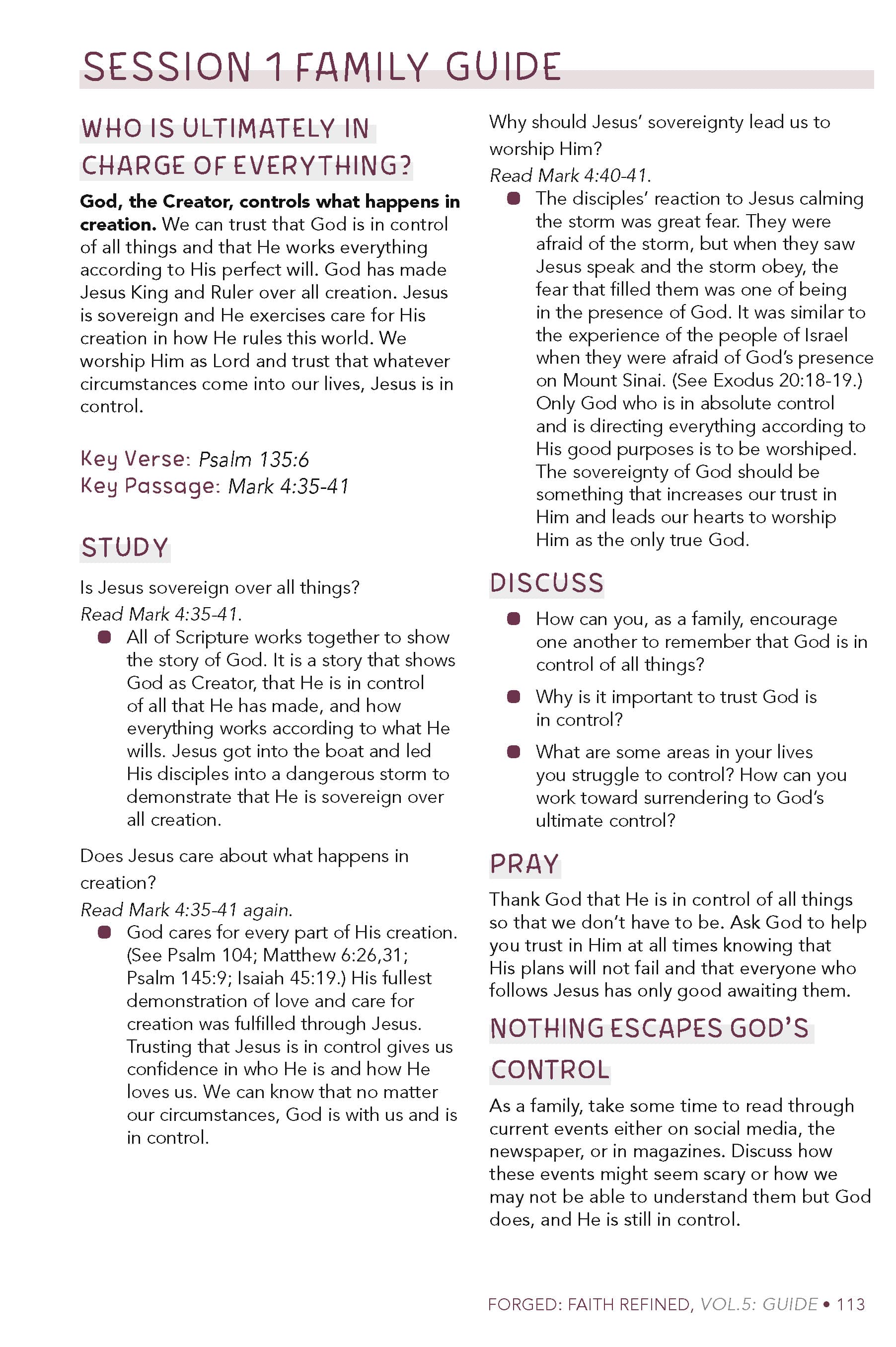 slide 6 of 7 for Forged: Faith Refined, Volume 5 Digital Preteen Discipleship Guide