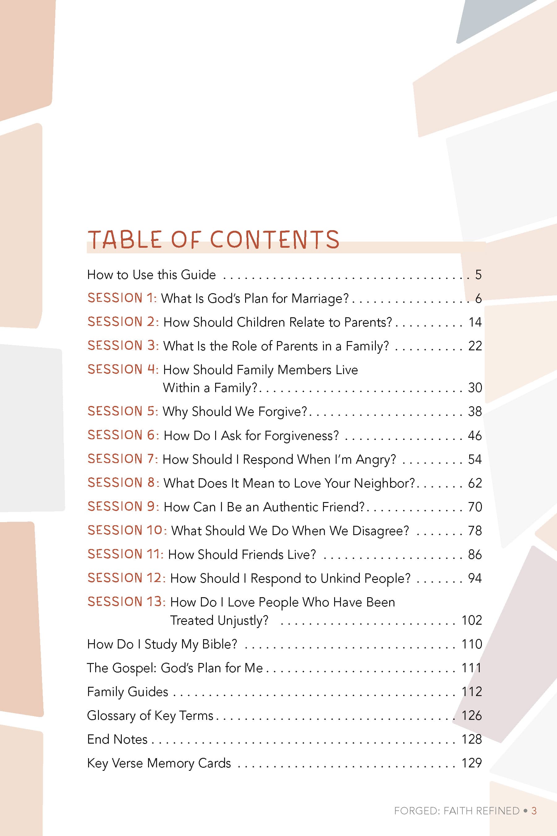 slide 2 of 7 for Forged: Faith Refined, Volume 6 Digital Preteen Discipleship Guide