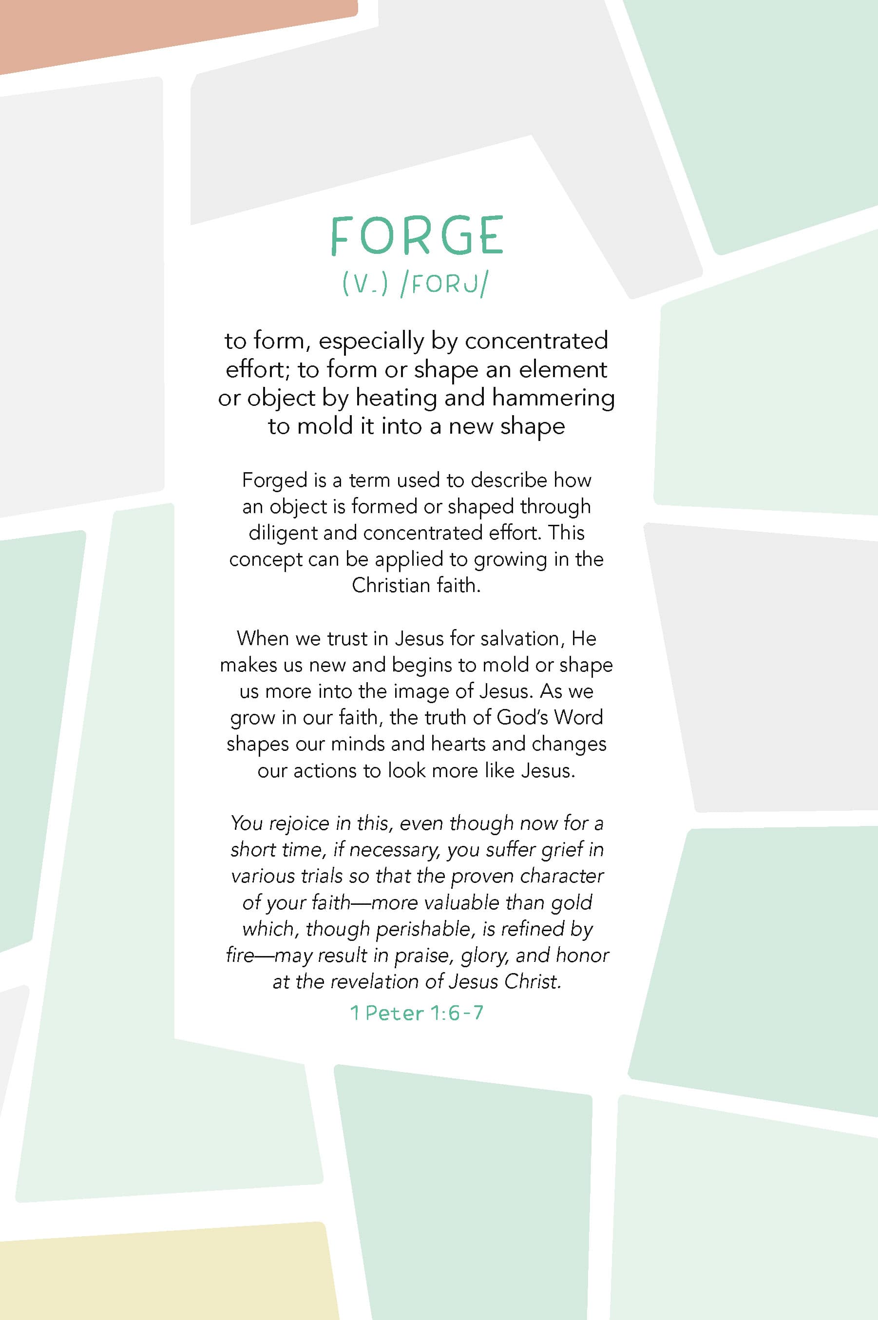 slide 3 of 7 for Forged: Faith Refined, Volume 7 Digital Preteen Discipleship Guide