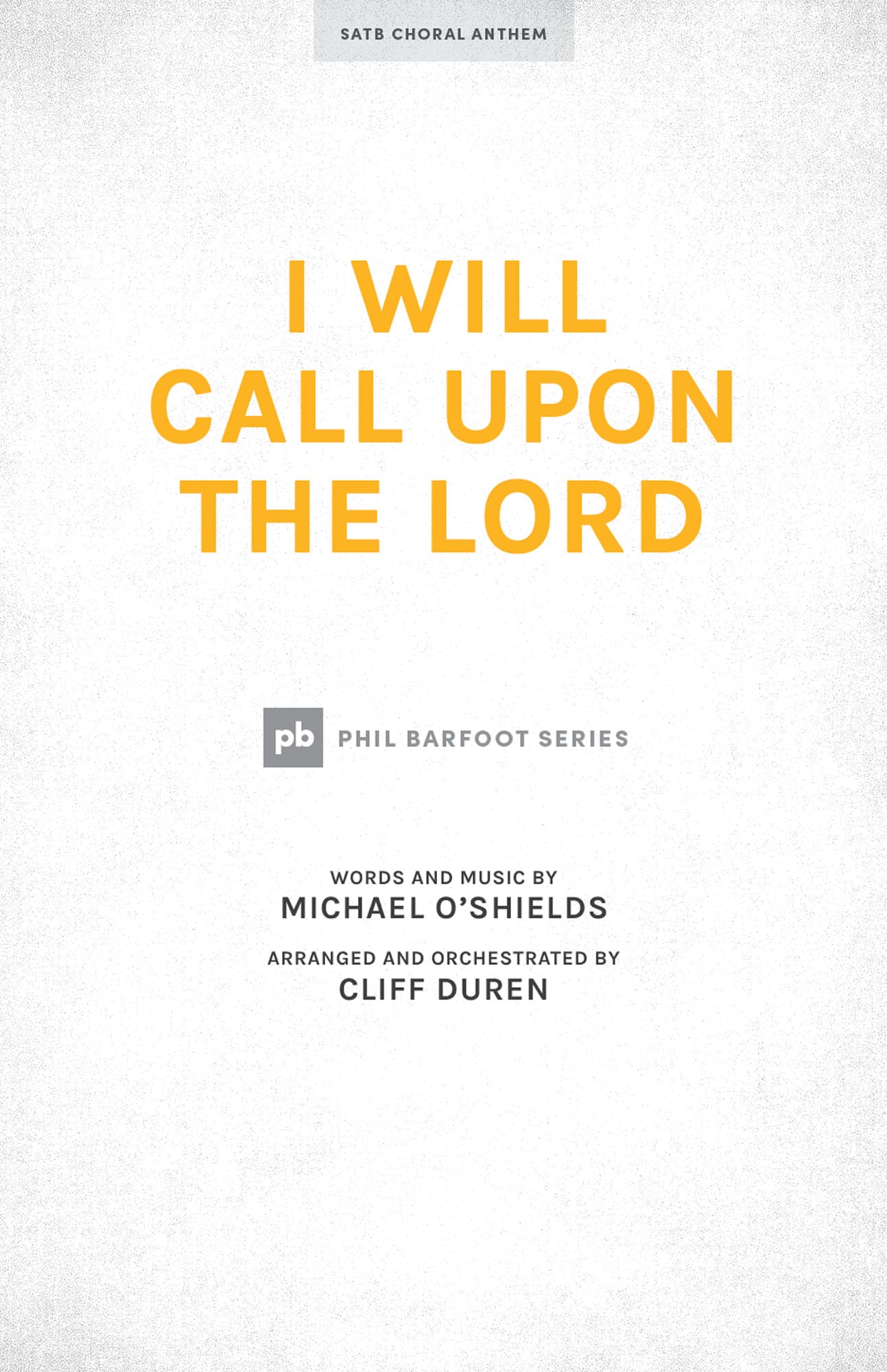 I Will Call upon the Lord (The Lord Liveth) - Downloadable Bass Rehearsal Track