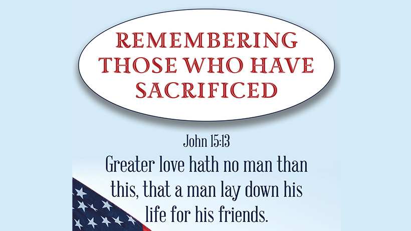 slide 2 of 8 for Digital Church Graphics Package - Memorial Day 2