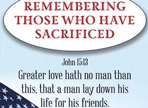 slide 4 of 8 for Digital Church Graphics Package - Memorial Day 2