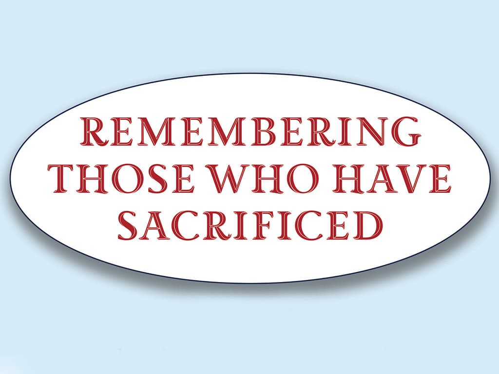 slide 8 of 8 for Digital Church Graphics Package - Memorial Day 2