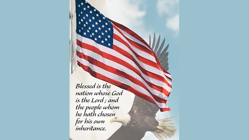 slide 2 of 8 for Digital Church Graphics Package - Patriotic 2