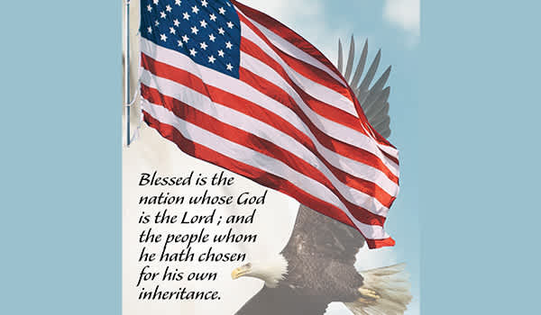 slide 3 of 8 for Digital Church Graphics Package - Patriotic 2
