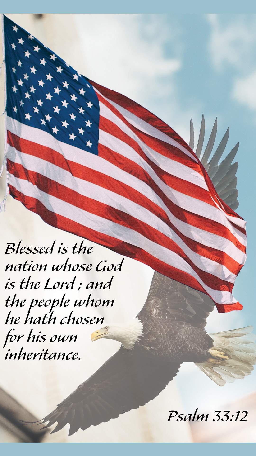 slide 7 of 8 for Digital Church Graphics Package - Patriotic 2
