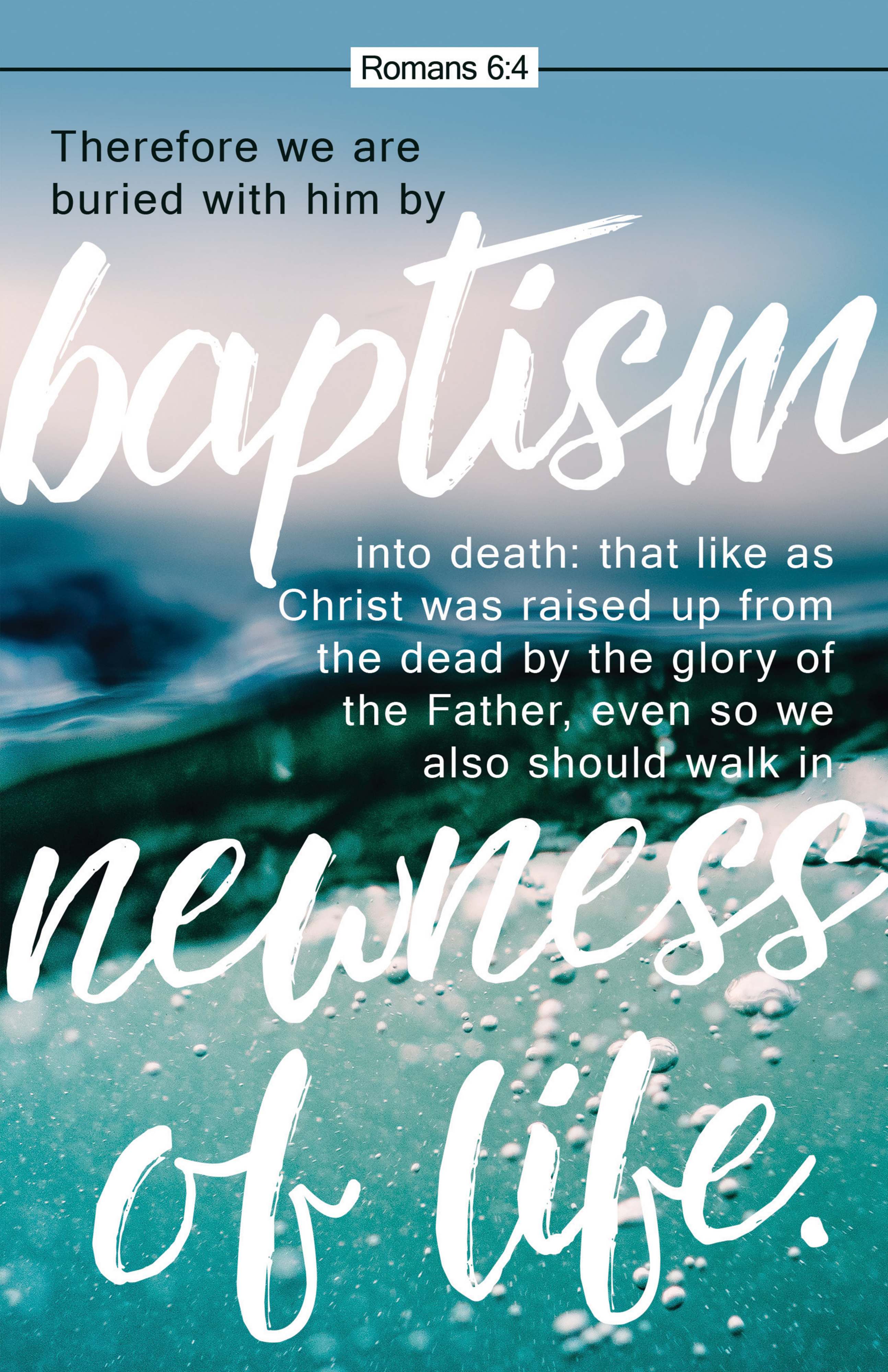 slide 3 of 7 for Digital Church Graphics Package: Baptism 2