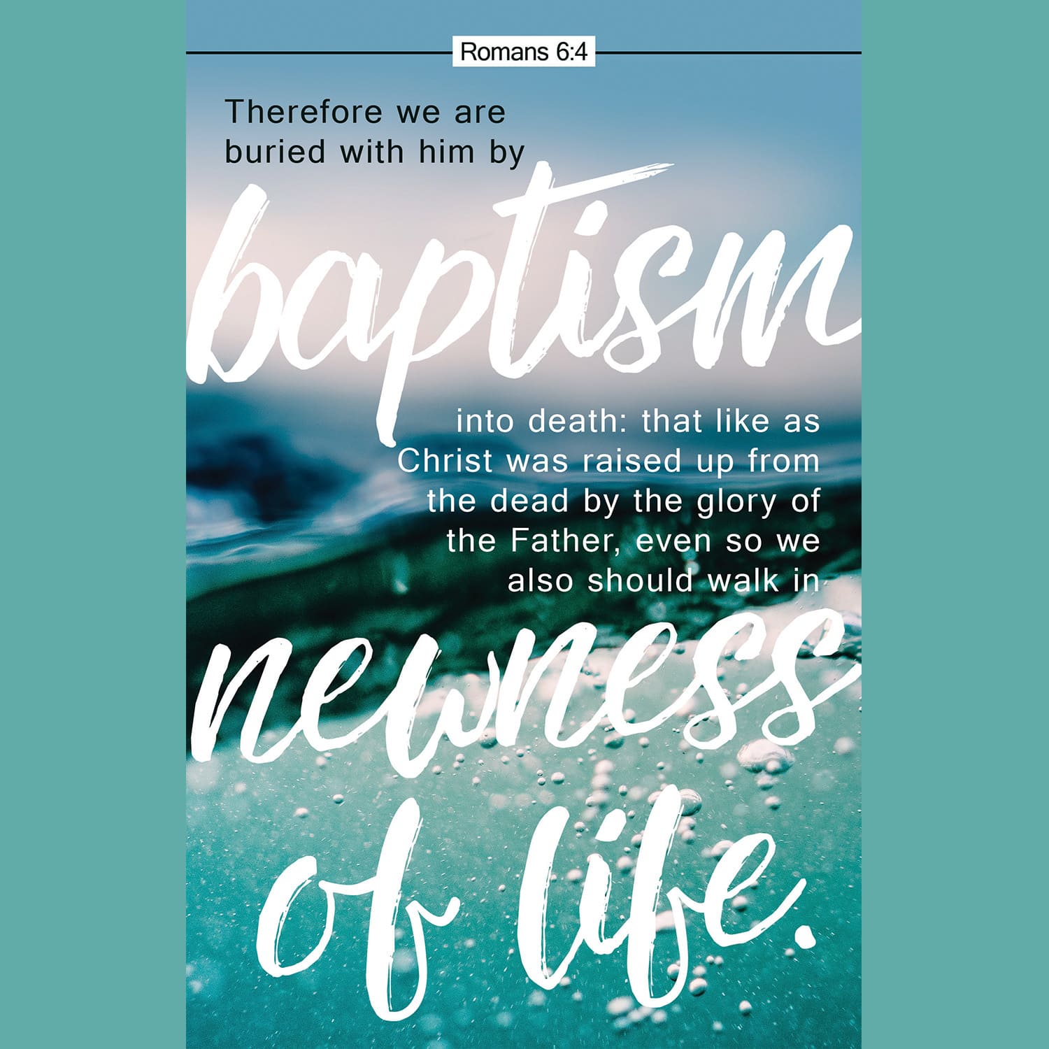 slide 4 of 7 for Digital Church Graphics Package: Baptism 2