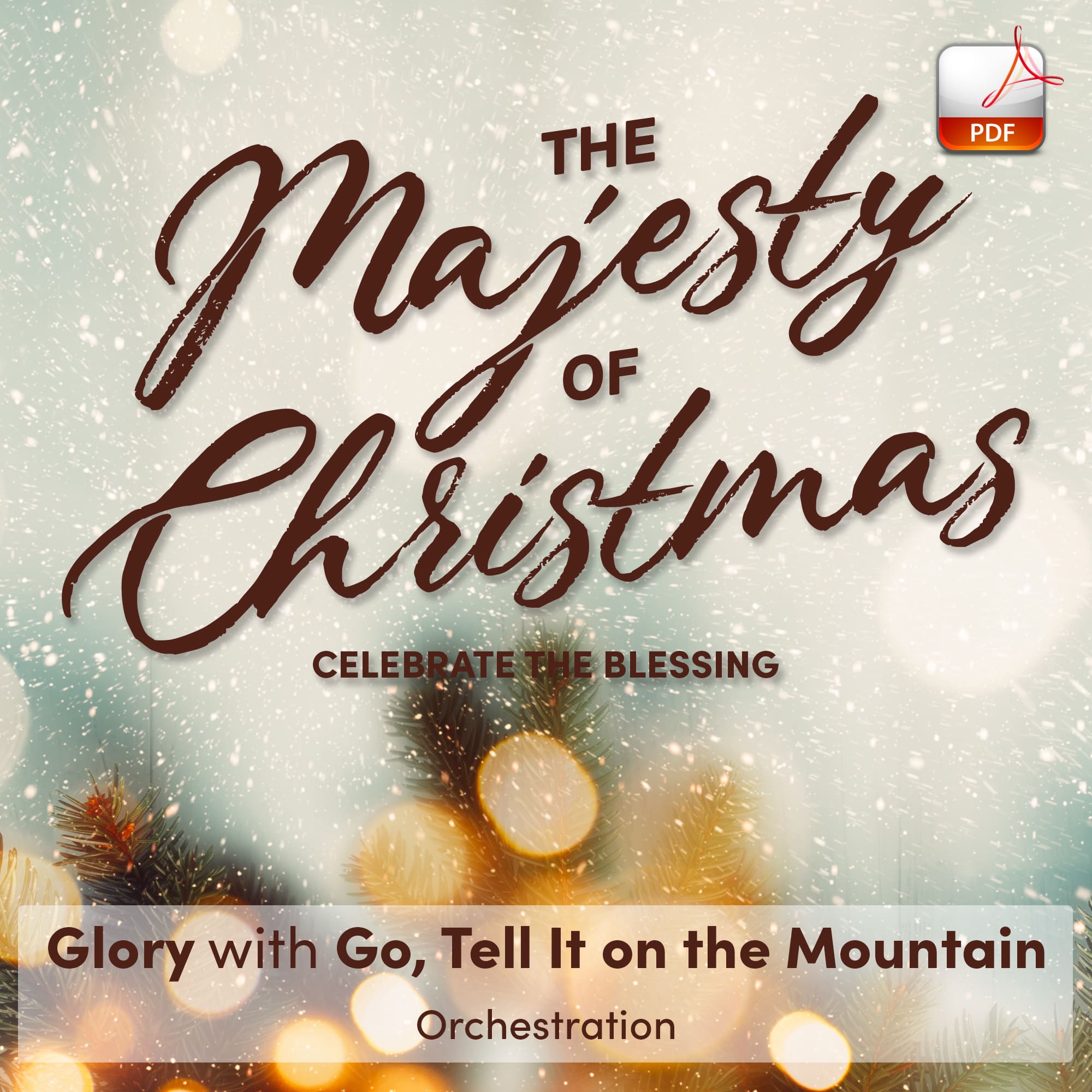 Glory with Go, Tell It on the Mountain - Downloadable Orchestration