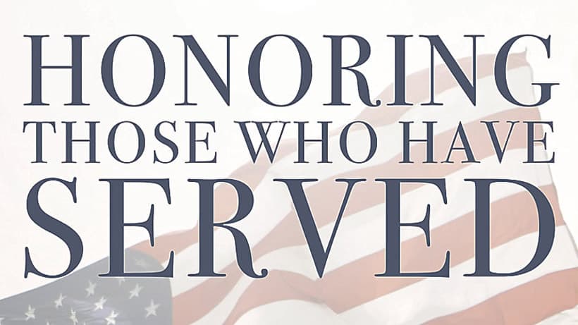 slide 1 of 9 for Digital Church Graphics Package - Veterans Day 2